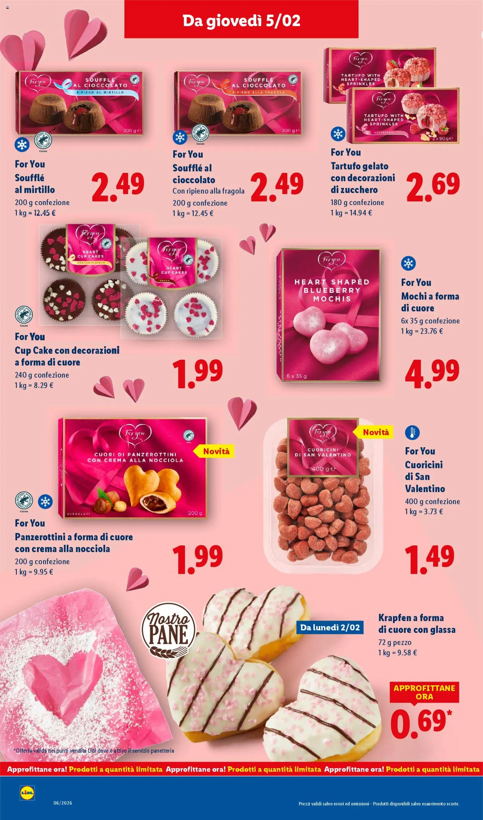 Volantino Lidl del 02.02.2026 | Pagina: 20 | Prodotti: Crema, Gelato, Cacao, Glassa