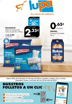 Vista previa Lupa Supermercados folleto válido desde el 24.04.2025