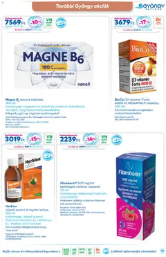 Gyöngy Patikák Akciós újság - amely érvényes a következő dátumtól: 01.11.2025 | Oldal: 19 | Termékek: Málna, Citrom