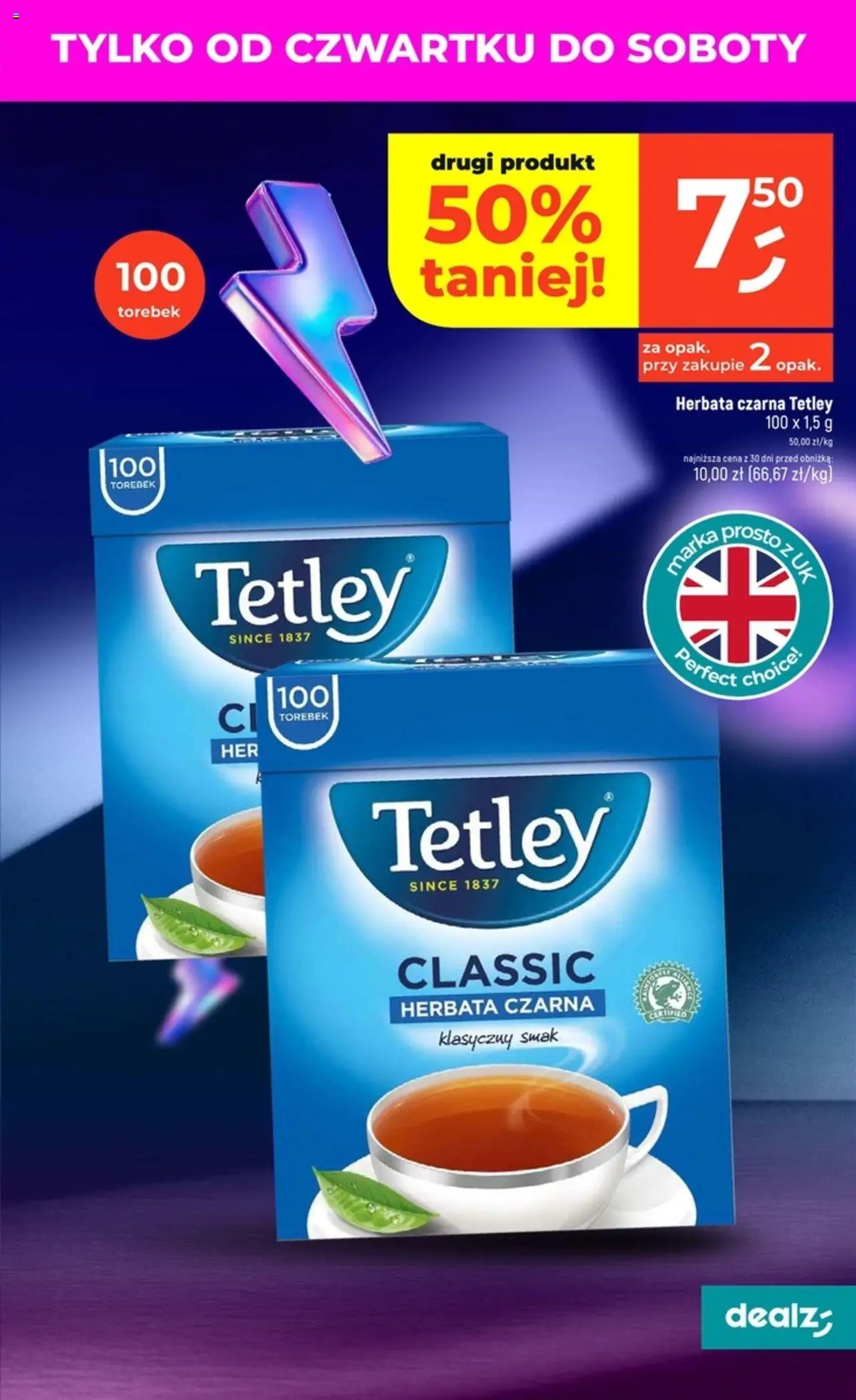 Dealz Gazetka od 14.08.2025 | Strona: 45 | Produkty: Herbata