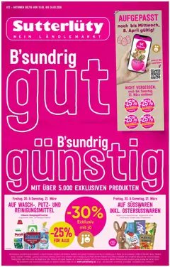 Sutterlüty Flugblatt ab 19.03.2026 gültig