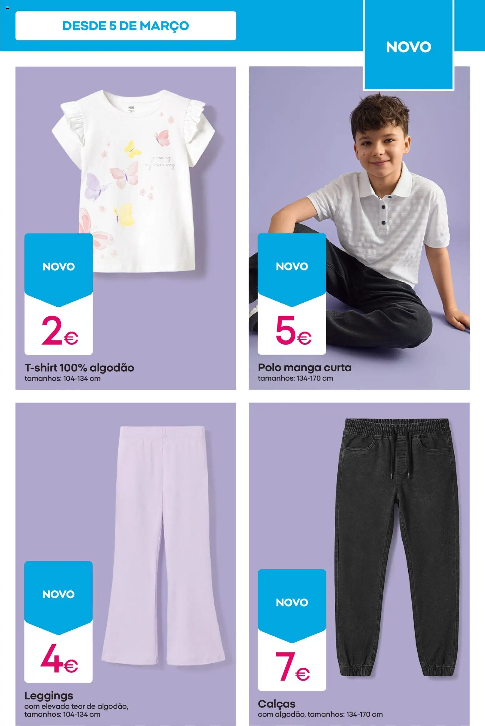 Pepco folheto │ válido de 05.03.2026 | Página: 7 | Produtos: Algodão, Calças, Leggings