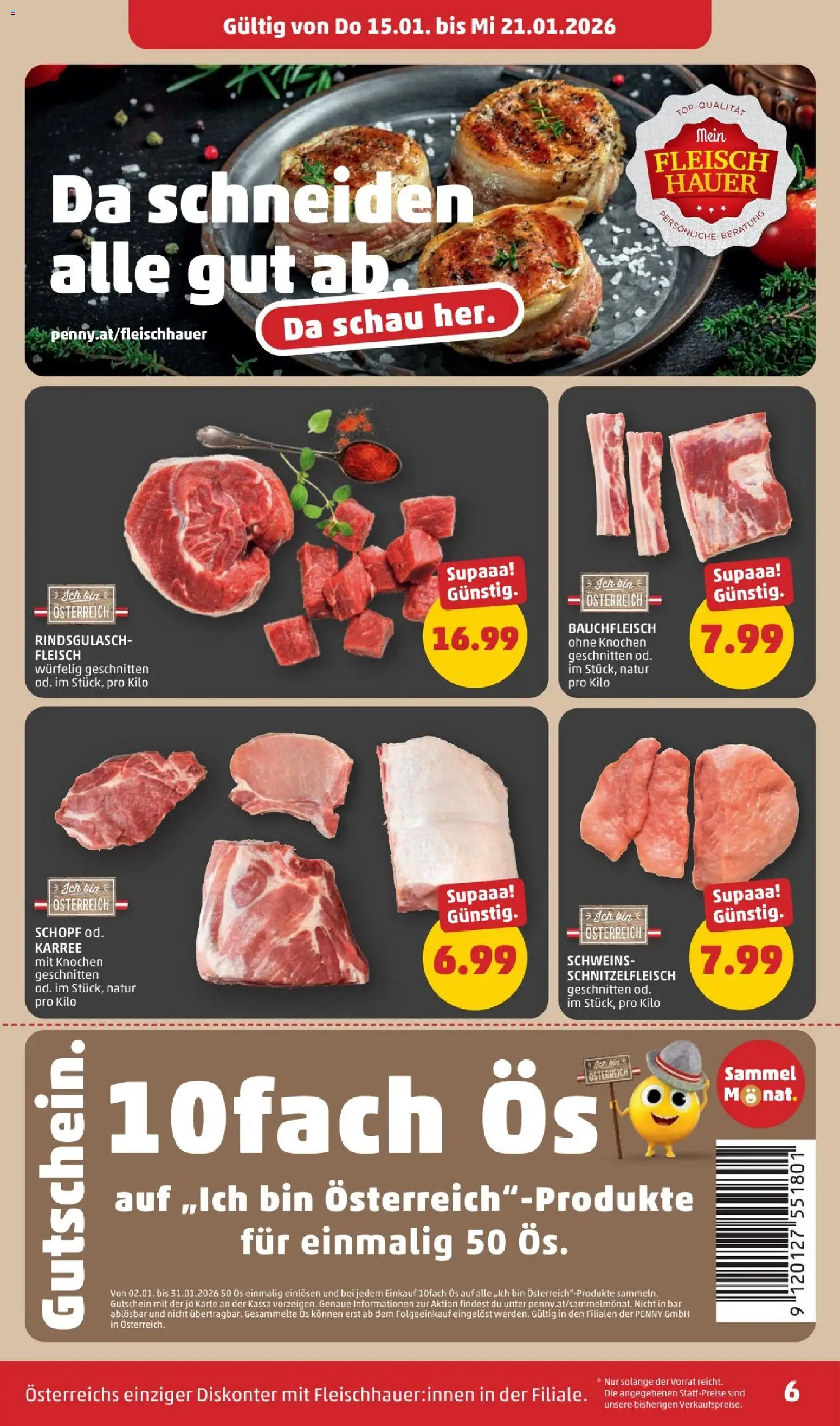 Penny Markt Flugblatt gültig ab 15.01.2026 | Seite: 6