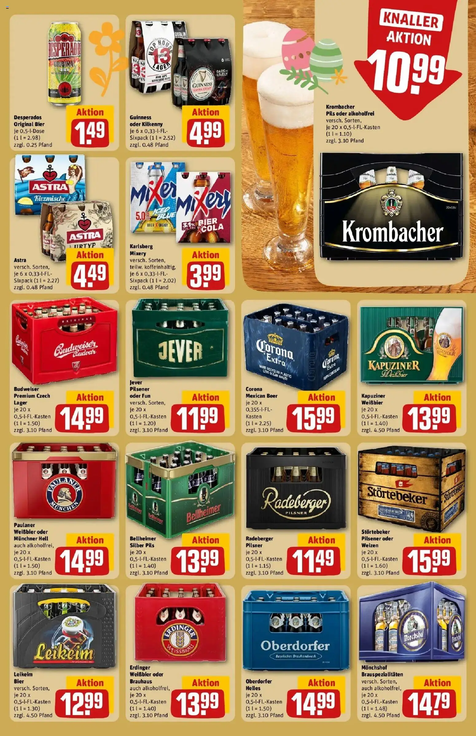 Rewe Prospekt Ludwigshafen / Rheingönheim	 – gültig ab 30.03.2026 | Seite: 23 | Produkte: Energy, Bier, Budweiser, Paulaner