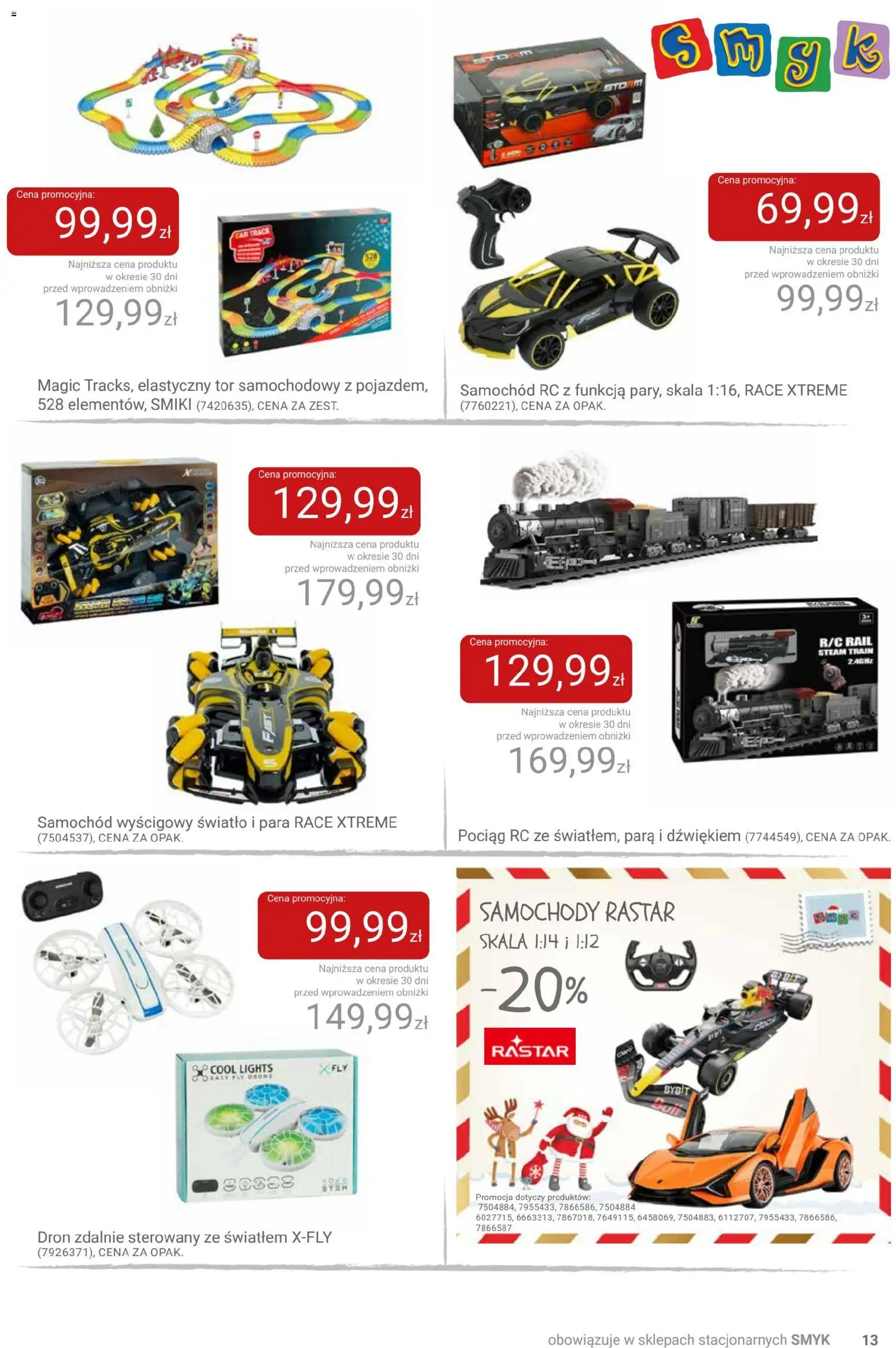 Smyk Gazetka od 16.12.2025 | Strona: 13 | Produkty: Dron
