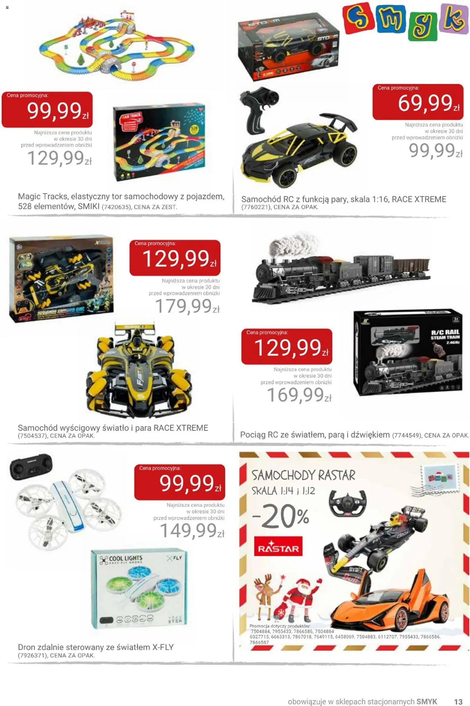 Smyk Gazetka od 16.12.2025 | Strona: 13 | Produkty: Dron