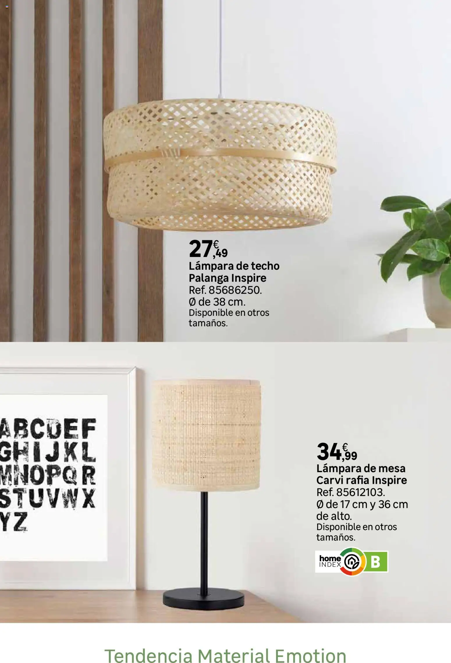 Leroy Merlin catálogo Decoración │ válido desde el 12.03.2026 | Página: 20 | Productos: Lámpara de techo, Mesa, Lámpara