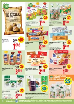 Novi E.leclerc katalog ponudbe – veljaven od 17.09.2025 | Stran: 20 | Izdelki: Napitki, Rogljički, Vaflji, Kruh