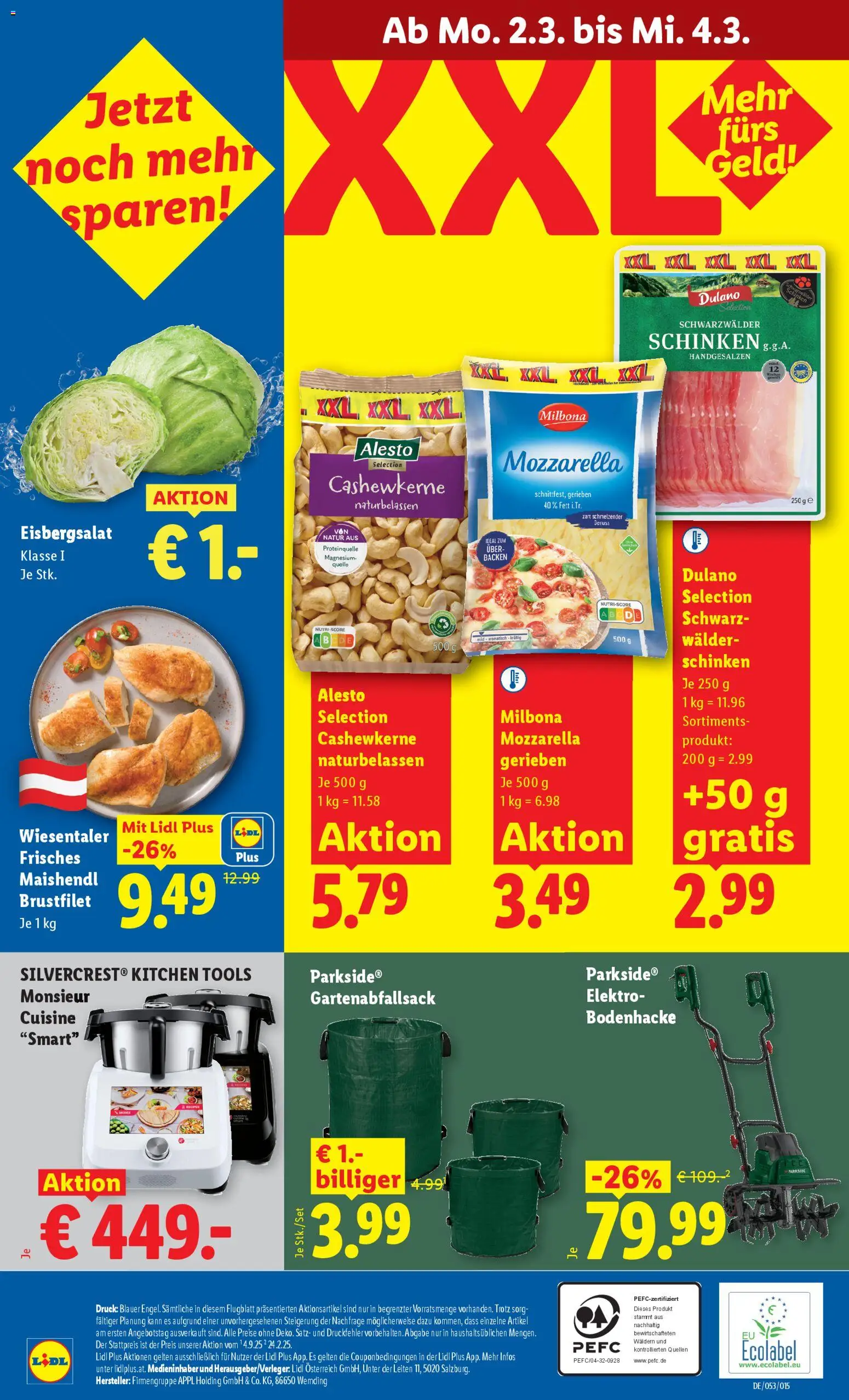 Lidl Flugblatt - Altenmarkt im Pongau, St. Johann im Pongau, Zell am See gültig ab 26.02.2026 | Seite: 29 | Produkte: Schinken