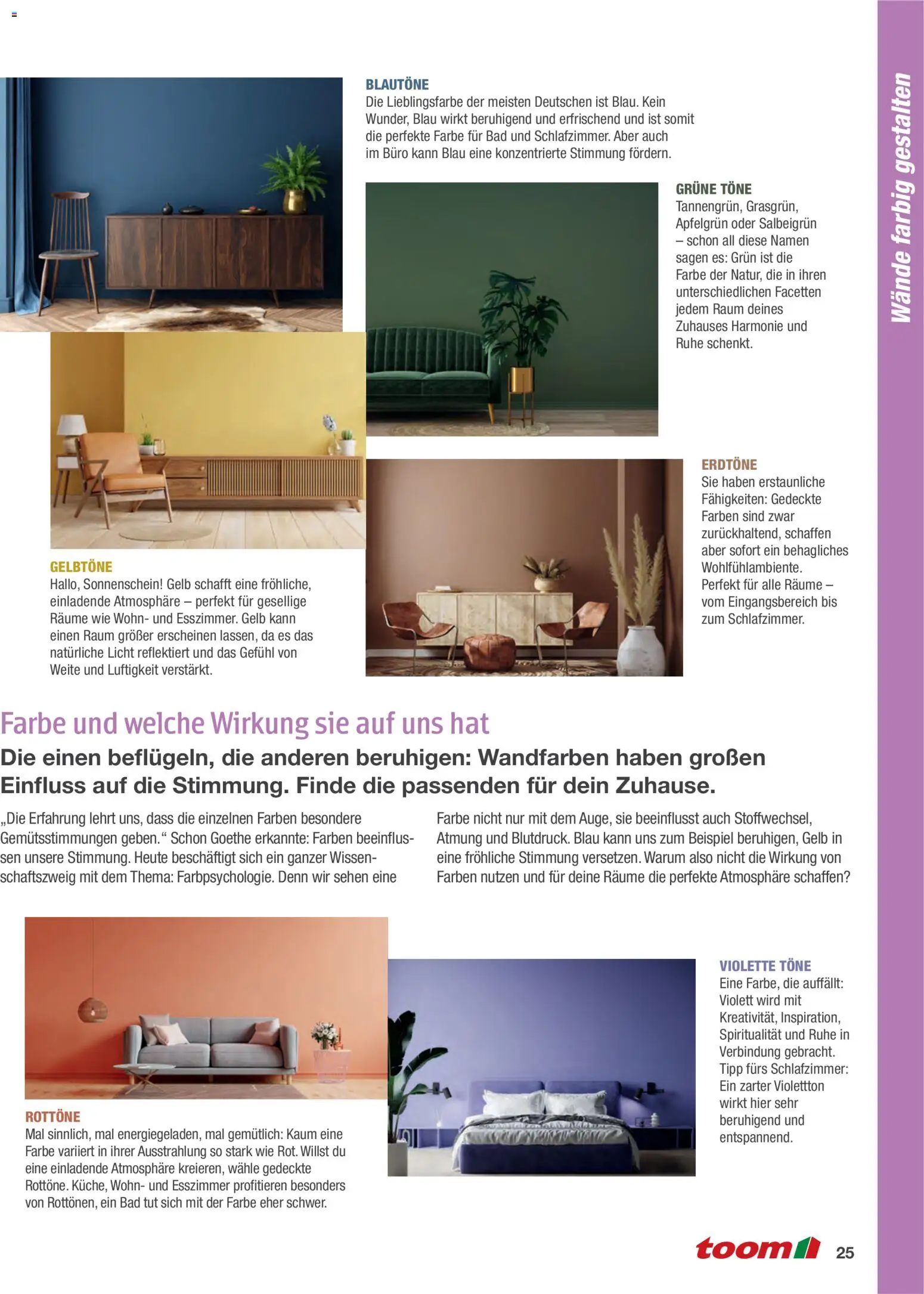 Toom Baumarkt Wände streichen und tapezieren – gültig ab 01.01.2026 | Seite: 25 | Produkte: Bad