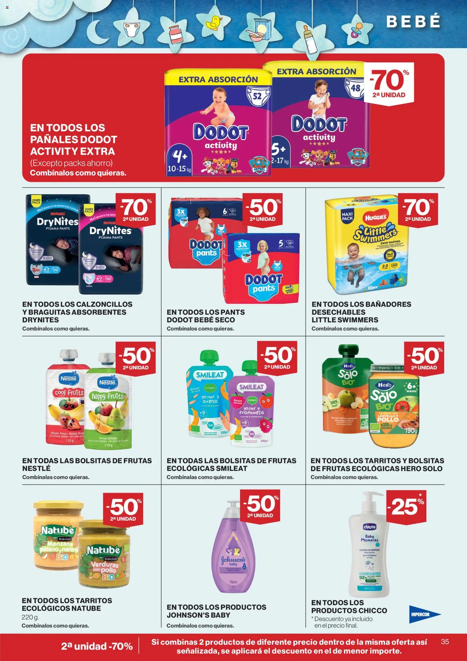 Hipercor catálogo │ válido desde el 09.04.2026 | Página: 35 | Productos: Yogur, Manzana