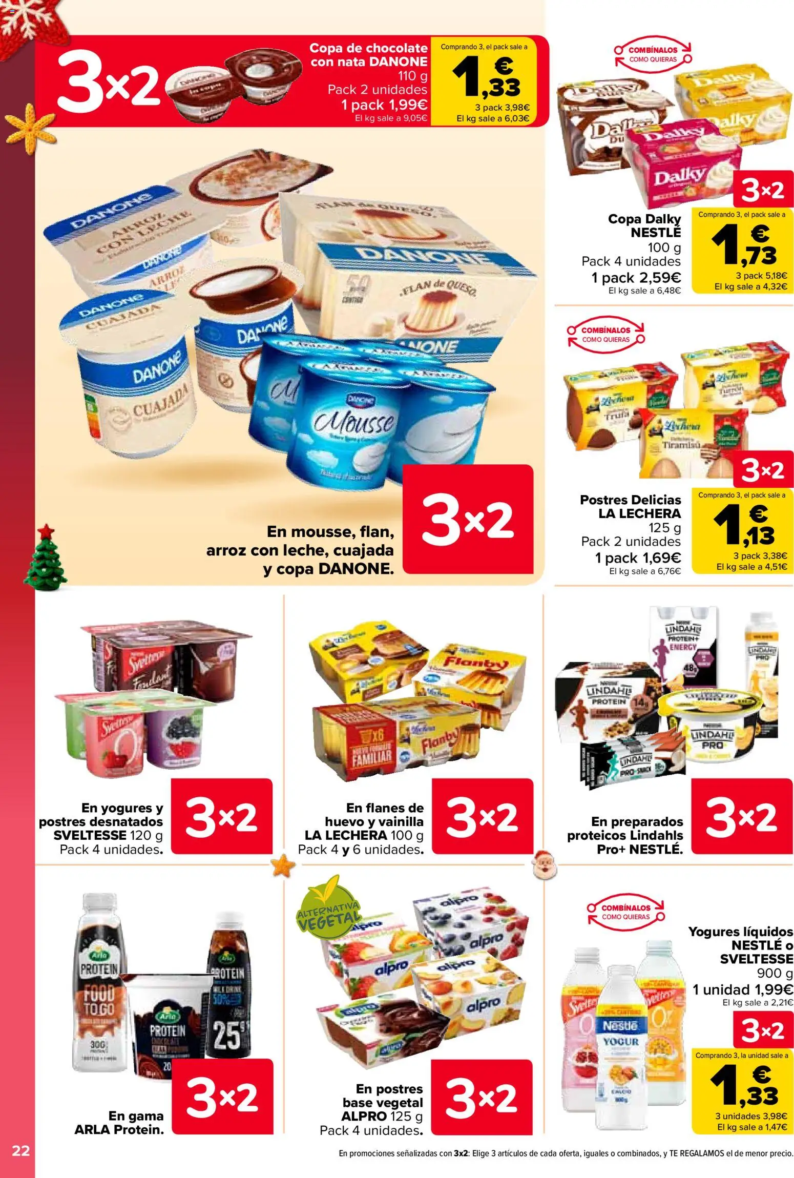 Carrefour folleto │ válido desde el 29.12.2025 | Página: 22 | Productos: Mousse, Leche, Arroz, Té