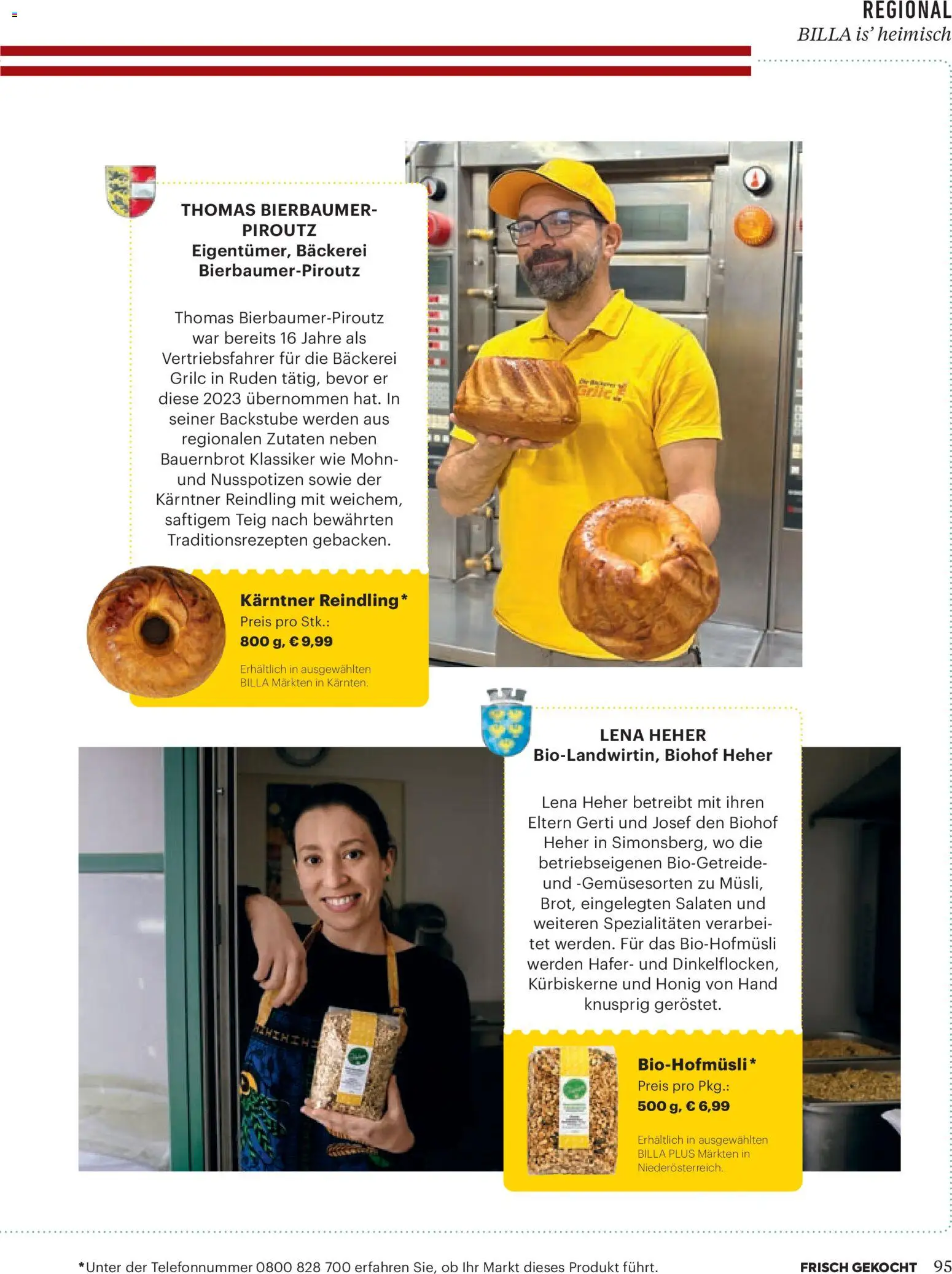 Billa  Frisch Gekocht gültig ab 01.03.2026 | Seite: 93 | Produkte: Bäckerei