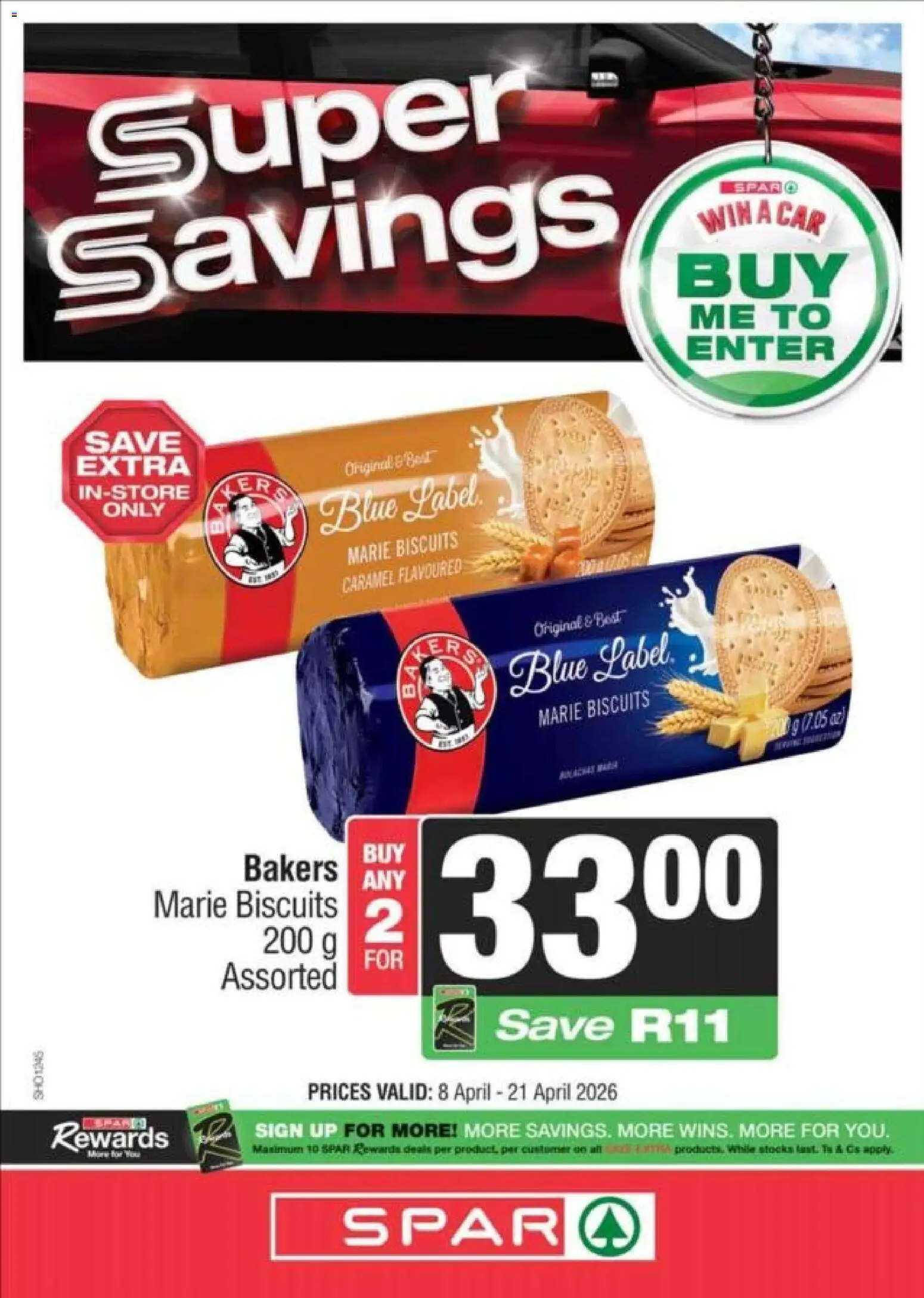 New Spar catalogue – valid from 08.04.2026 | Page: 6 | Products: Biscuits, Caramel
