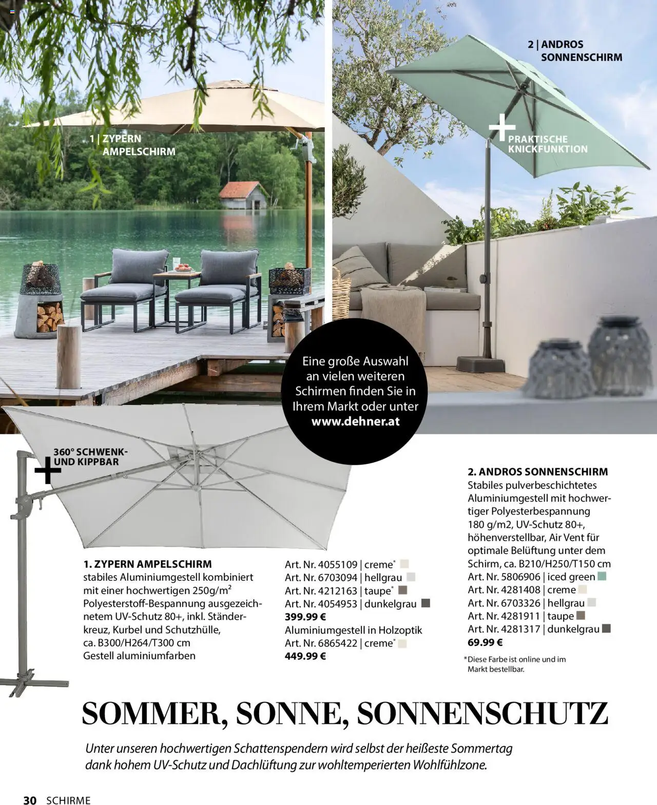 Dehner Gartenmöbel Trends 2025 gültig ab 20.01.2025 | Seite: 30 | Produkte: Creme