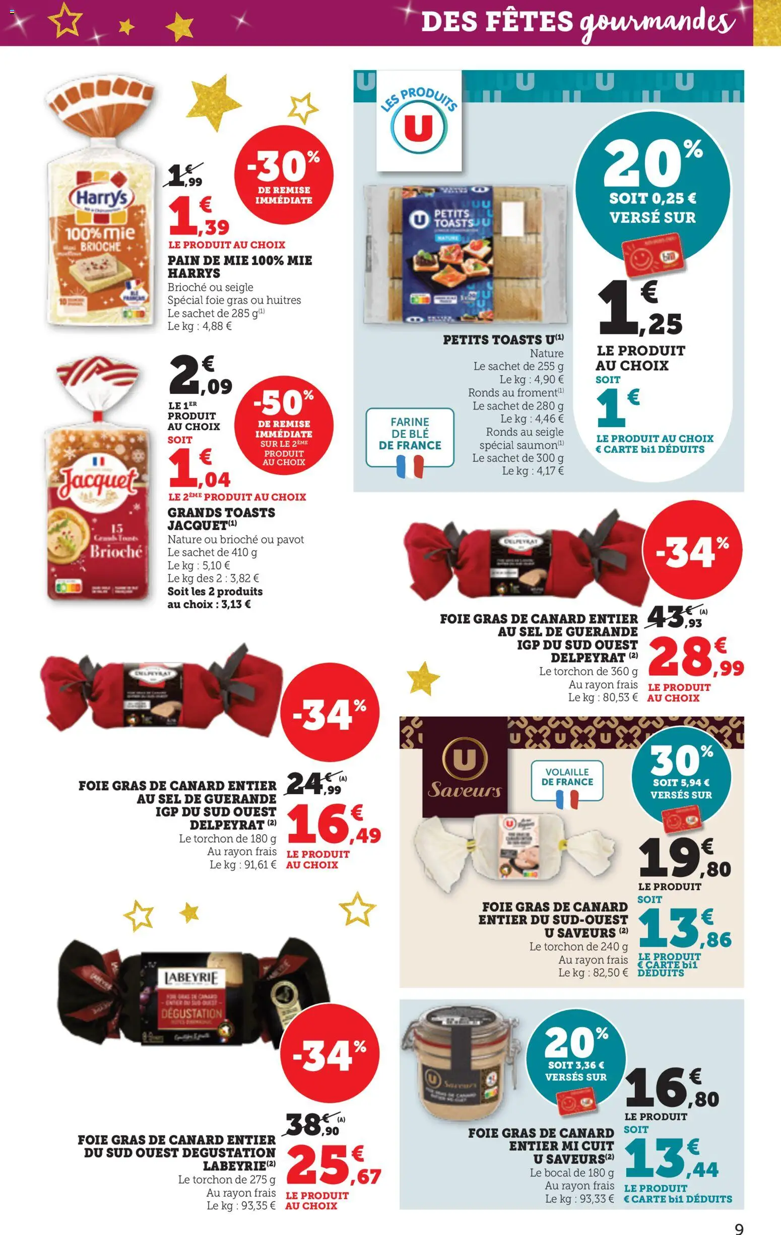 {H1} | Page: 9 | Produits: Gras de canard entier, Volaille, Foie gras de canard entier, Sel