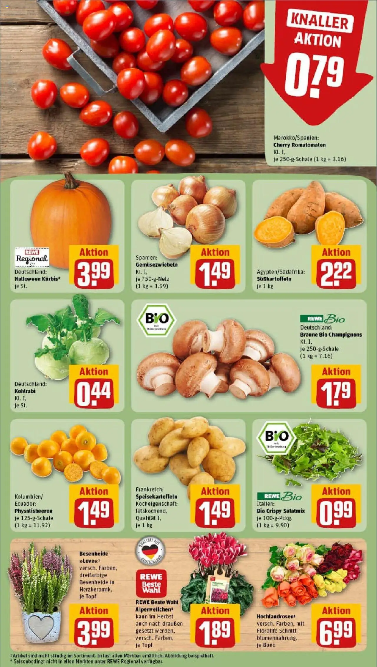 Rewe prospekt Dreieich / Götzenhain	 – gültig ab 13.10.2025 | Seite: 7 | Produkte: Kohlrabi, Champignons