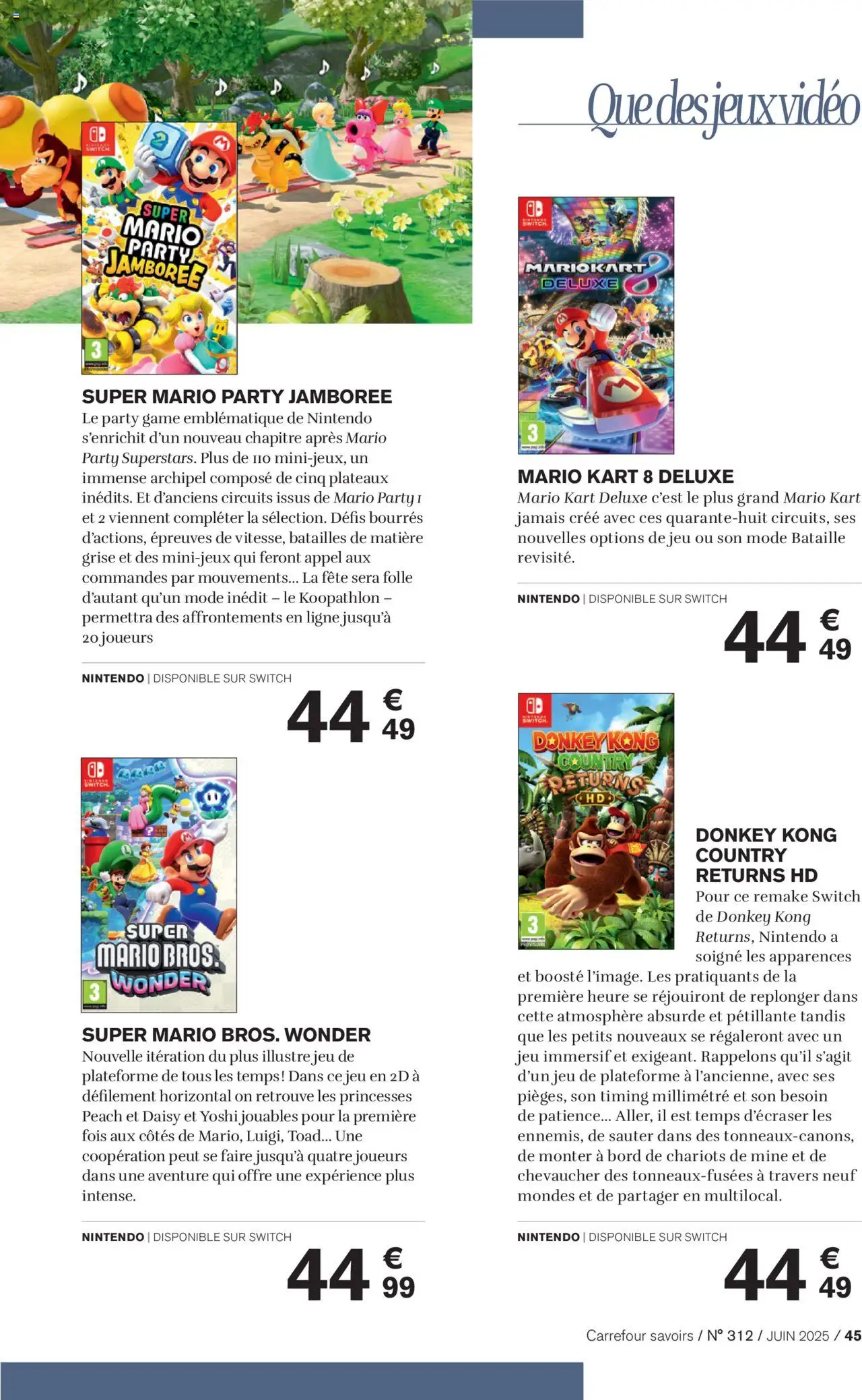  | Page: 45 | Produits: Vidéo, Jeux