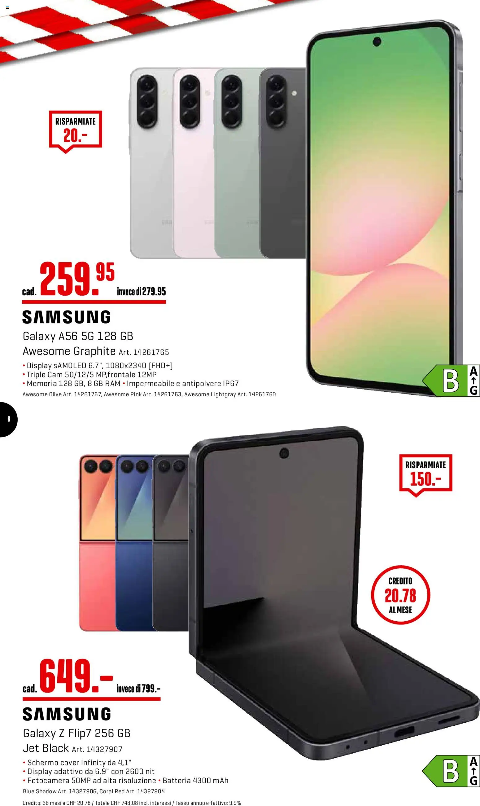 Interdiscount Aktionen IT – gültig ab 12.01.2026 | Seite: 6 | Produkte: Samsung