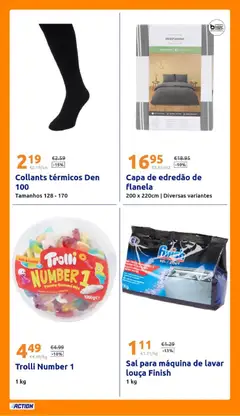 Pré-visualização Action - Action PT week 43 2025 válido de 22.10.2025 | Página: 21 | Produtos: Máquina de lavar, Sal, Collants