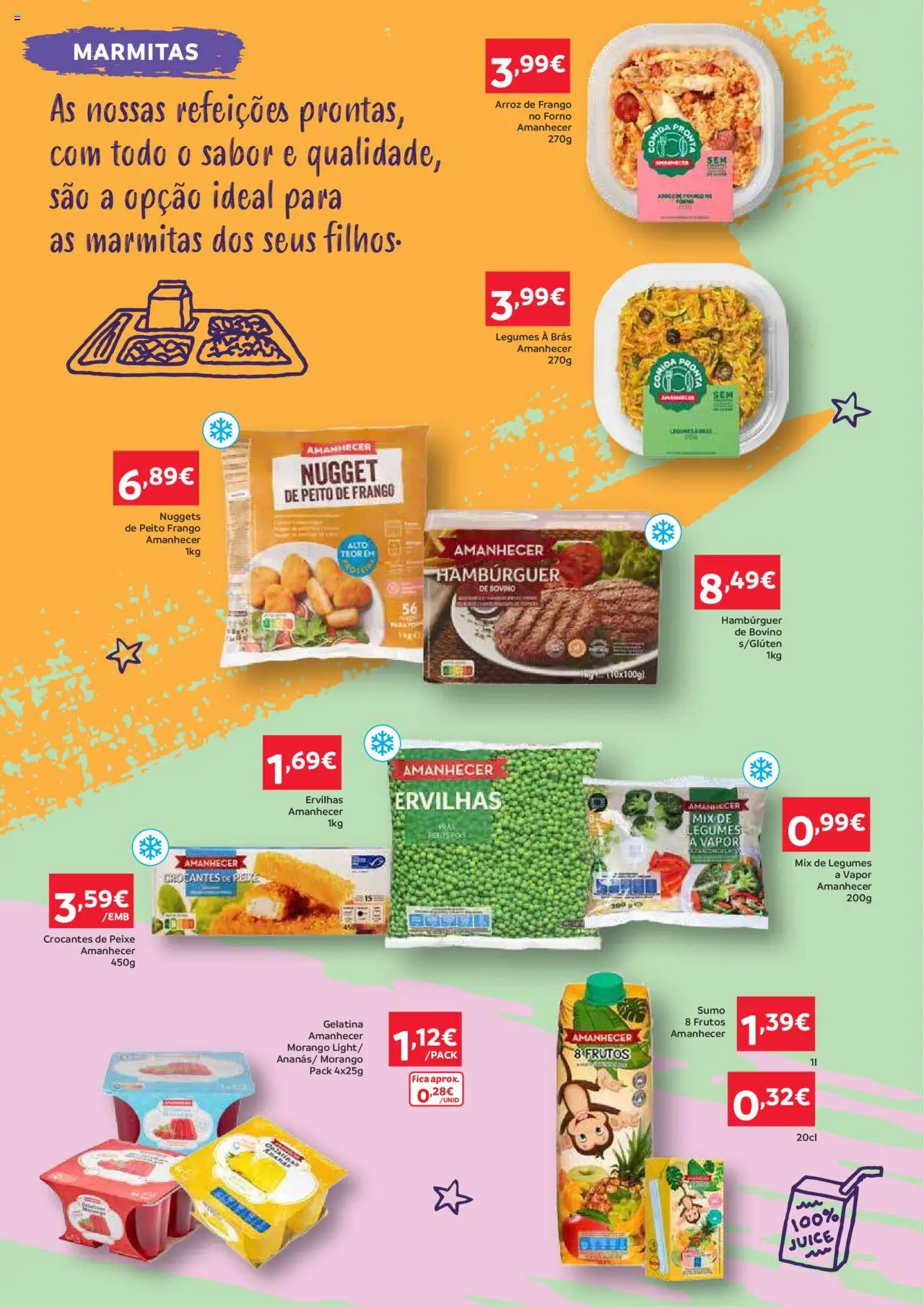 Amanhecer Folheto Madeira │ válido de 11.09.2025 | Página: 6 | Produtos: Forno, Frango, Gelatina, Sumo