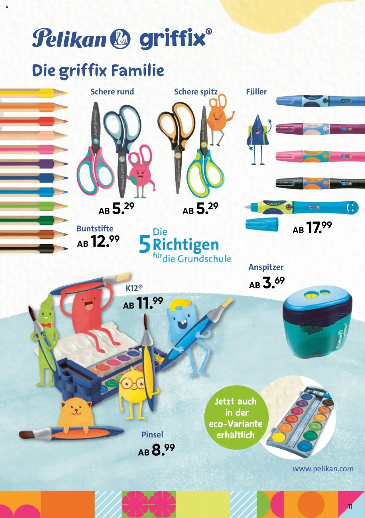 Galeria Karstadt Kaufhof  Kinder, Schule & mehr - gültig ab dem 17.03.2025 | Seite: 11 | Produkte: Pinsel, Anspitzer