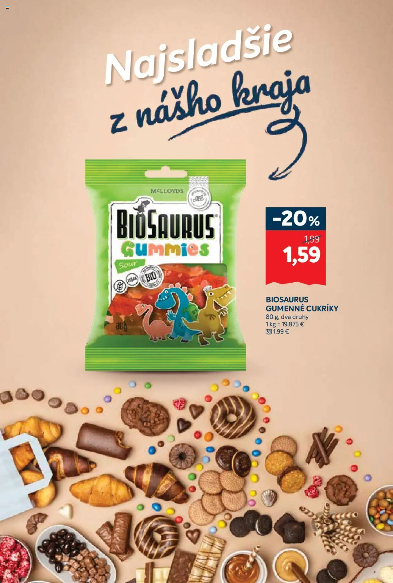 Nové Kraj akcie – leták je platný od 09.10.2025 | Strana: 4 | Produkty: Cukríky