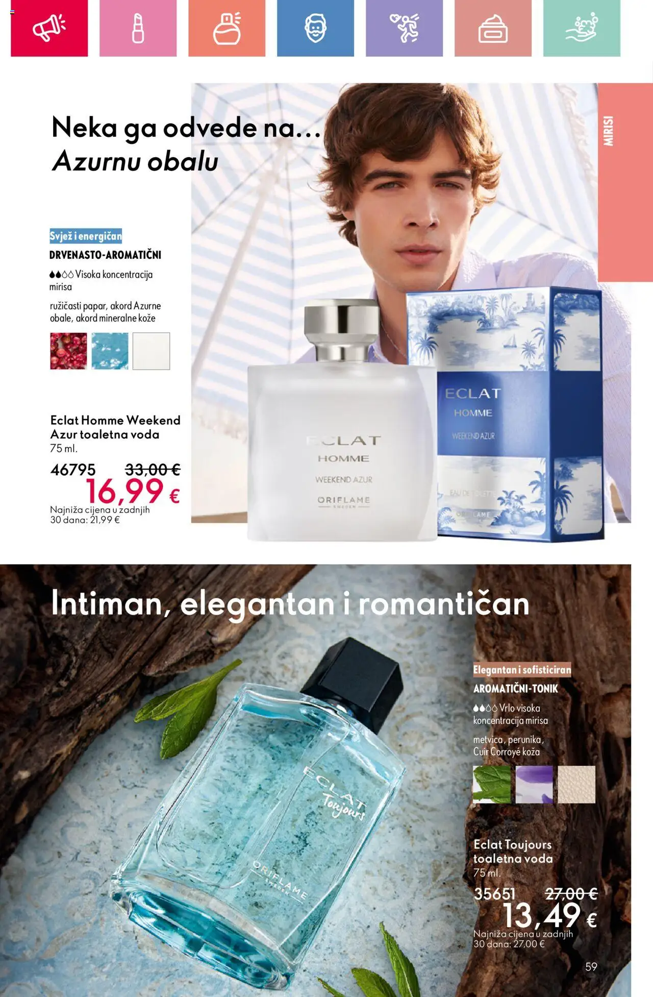 Oriflame katalog | vrijedi od 03.08.2025 | Stranica: 59 | Proizvodi: Voda