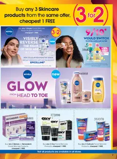 Clicks specials catalogue – valid from 25.03.2026 | Page: 9 | Products: Squash, Tea, Clay, Lotion