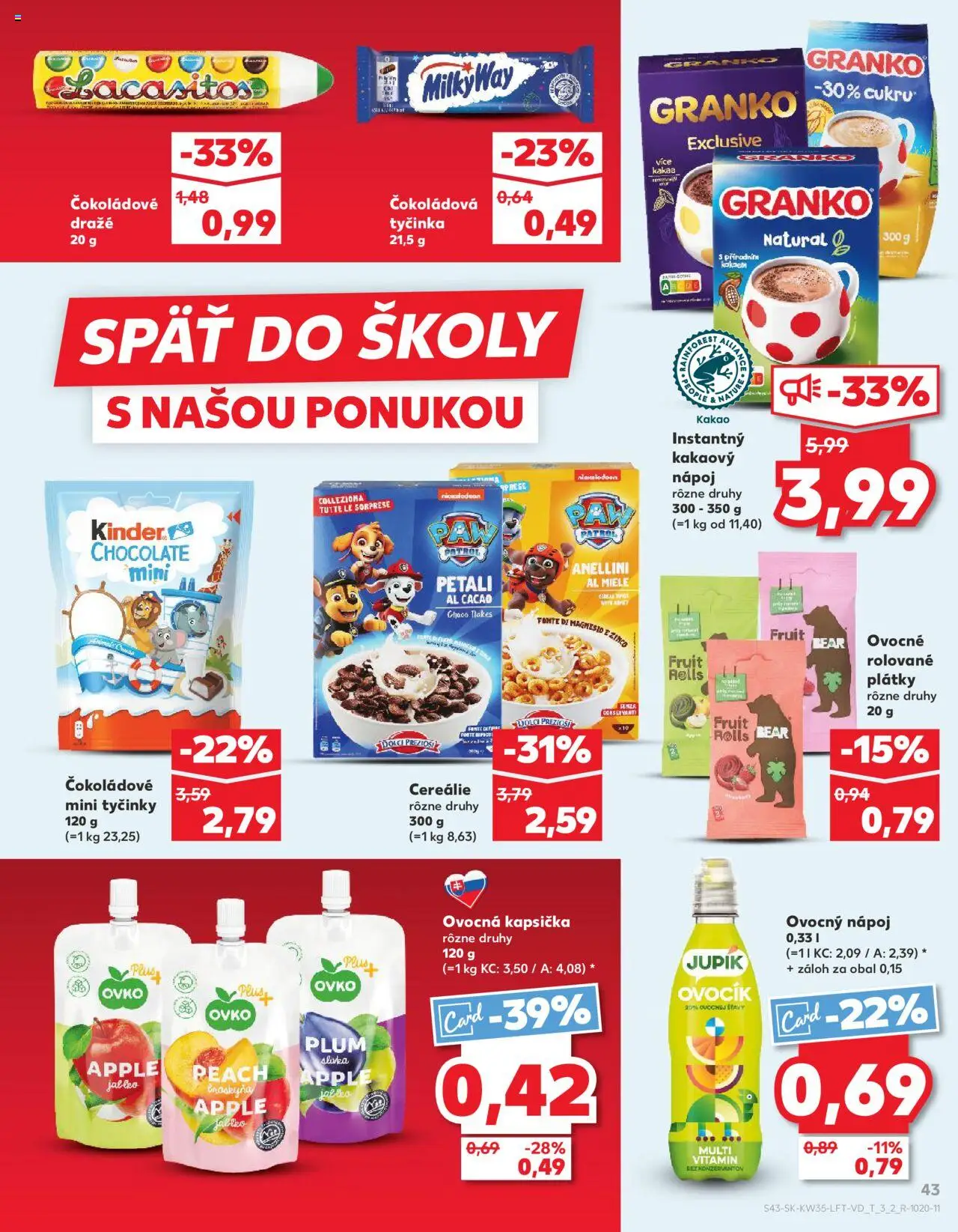 Kaufland SK akciós ujság - amely érvényes a következő dátumtól: 28.08.2025 | Oldal: 43 | Termékek: Miele