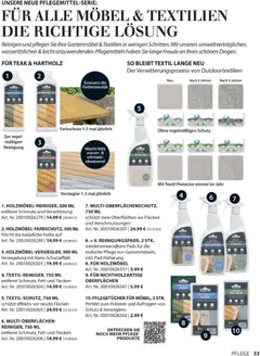 Dehner Gartenmöbel Trends 2026 ab 29.01.2026 gültig | Seite: 33