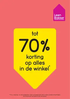 Leen Bakker - Folder - Voorbeeld van een folder van Leen Bakker, geldig van 21.11.2025