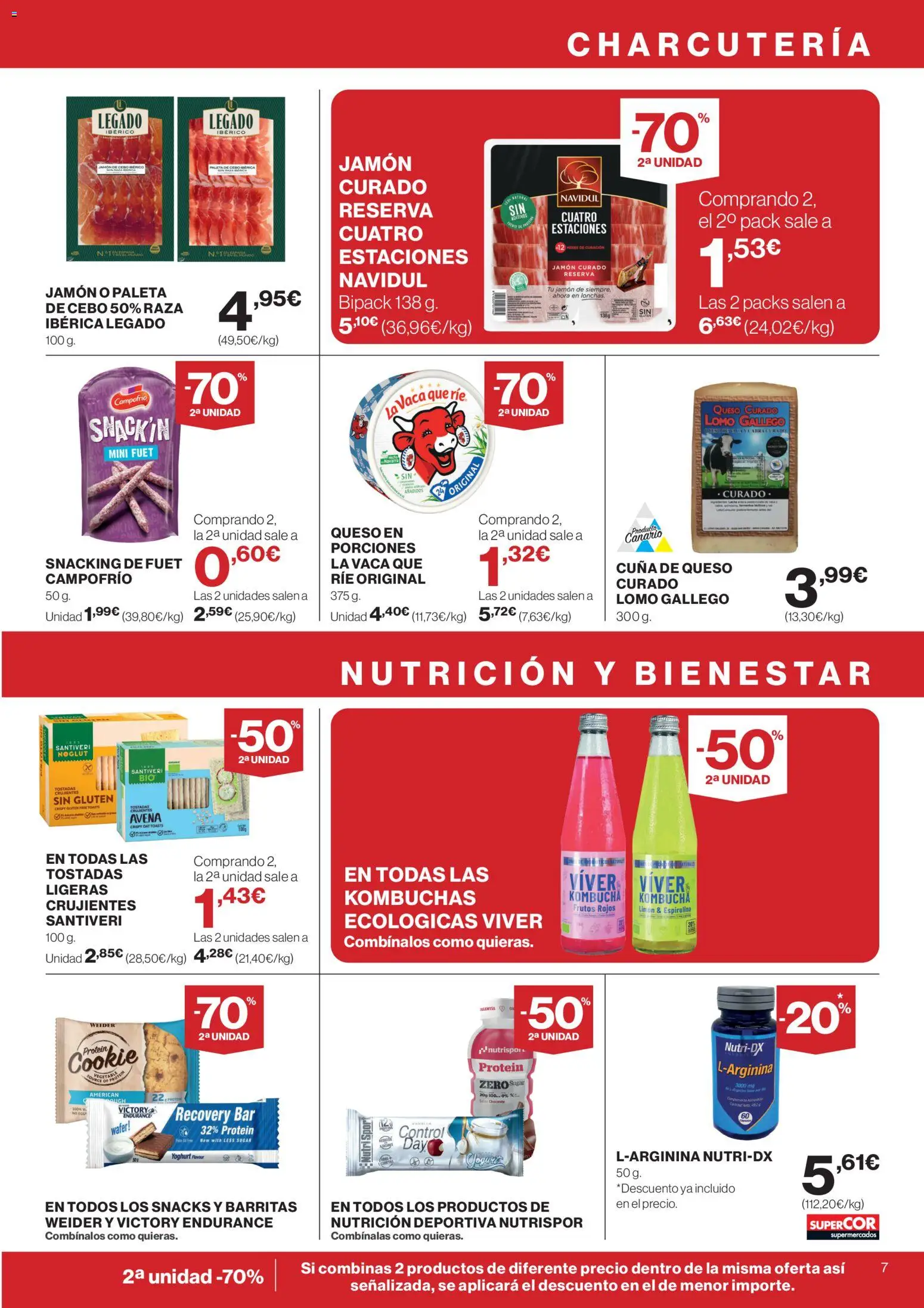Supercor Canarias │ válido desde el 25.03.2026 | Página: 7 | Productos: Queso, Jamón, Maleta, Cuna