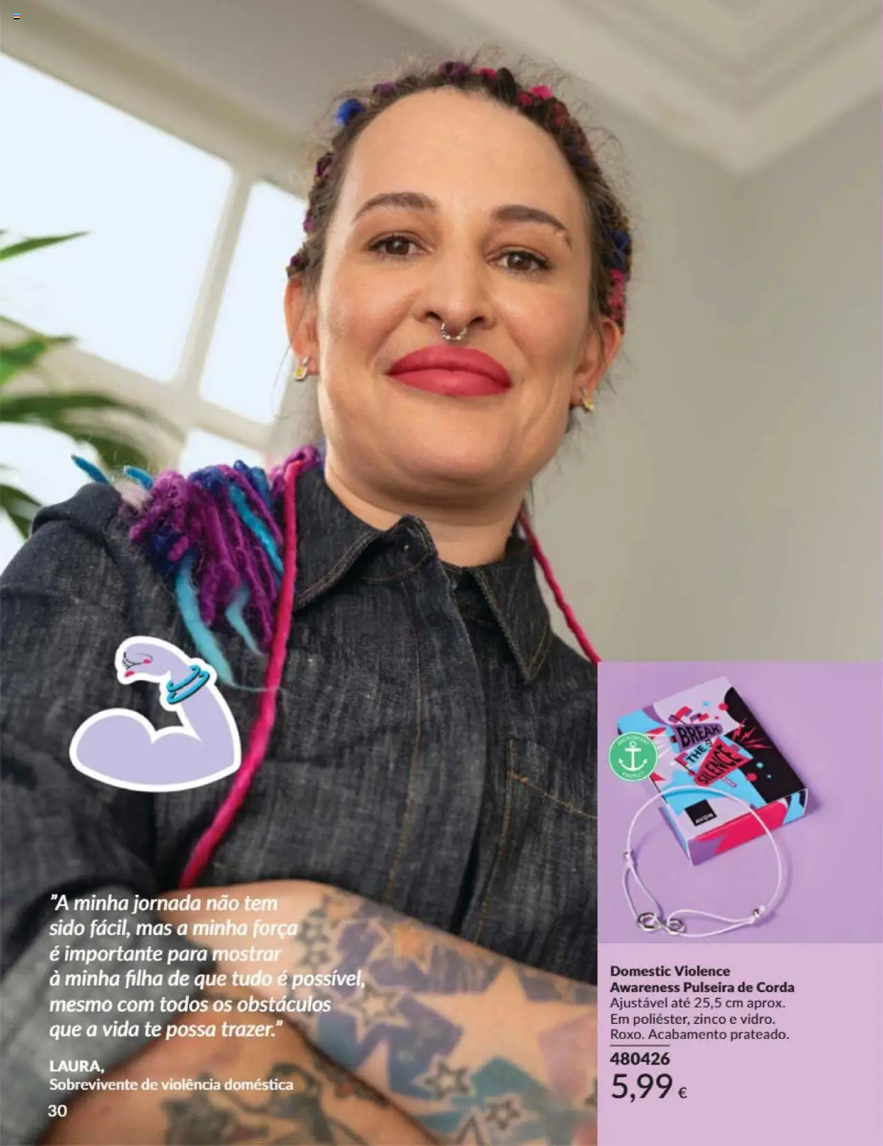 Catálogo Avon Campanha 6 │ válido de 01.06.2025 | Página: 30 | Produtos: Pulseira, Corda