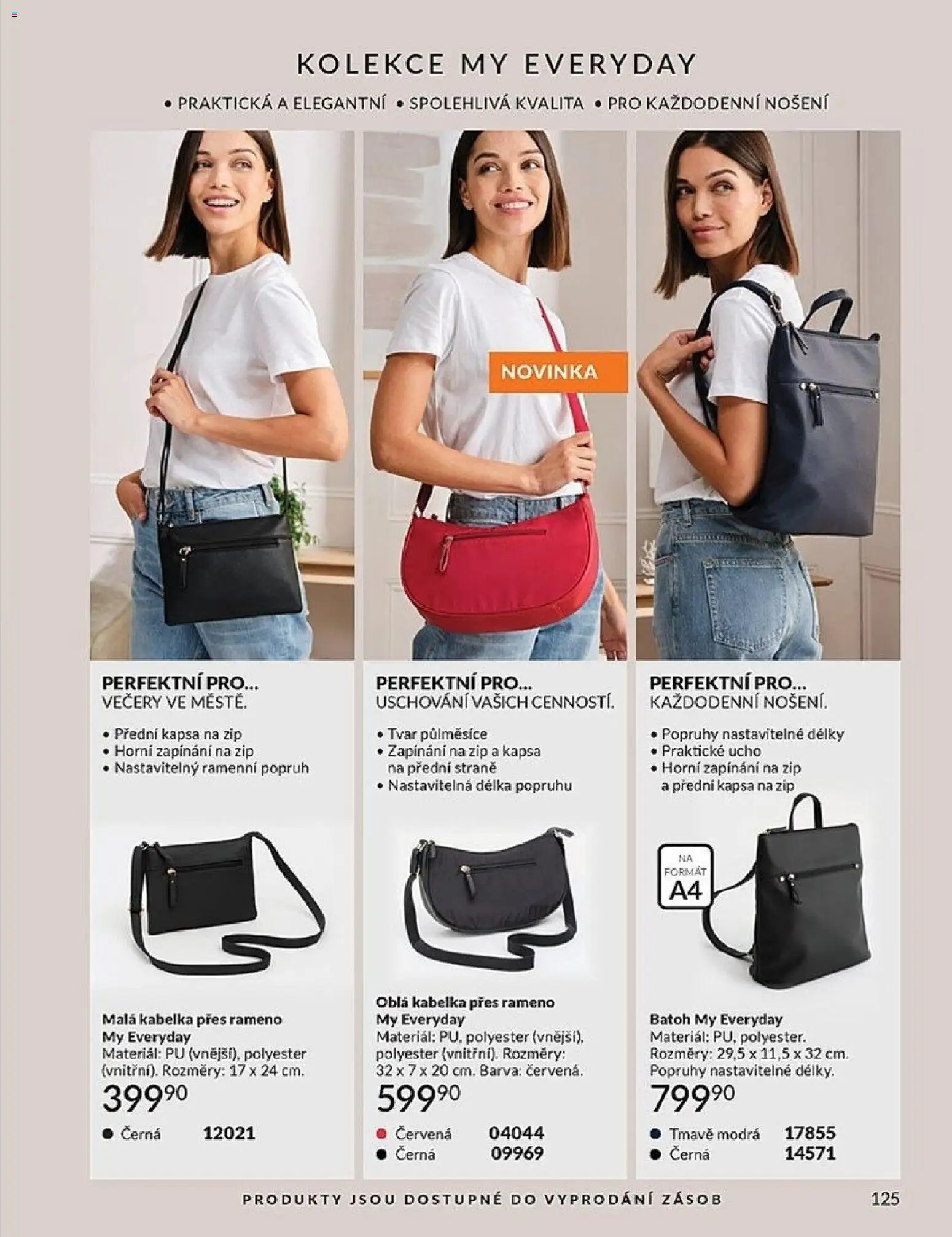 Avon Katalog 05/2026 od 01.05.2026 | Strana: 125 | Produkty: Kabelka, Batoh