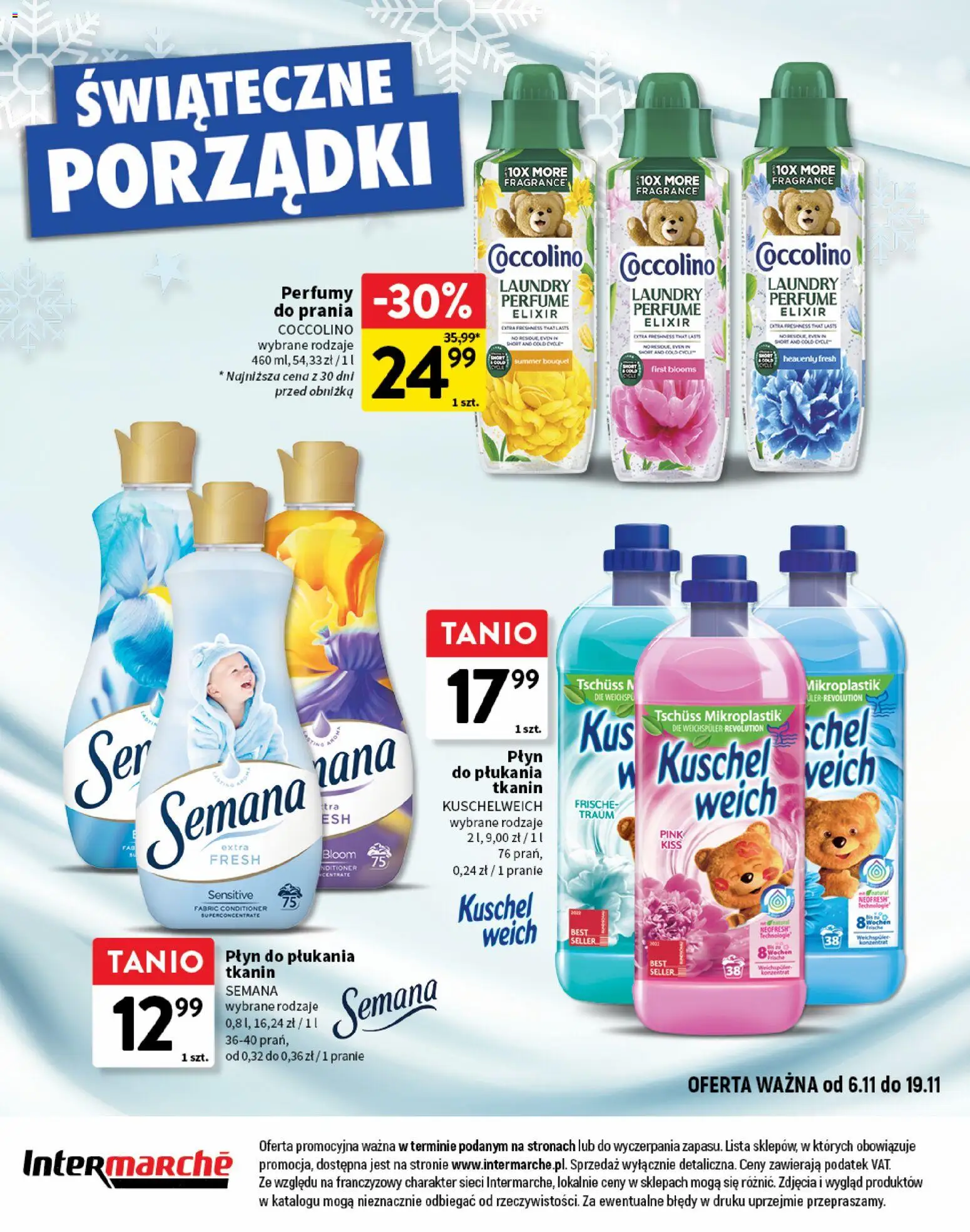Intermarche Gazetka - Dekoracje i Inspiracje od 06.11.2025 | Strona: 24 | Produkty: Coccolino, Perfumy