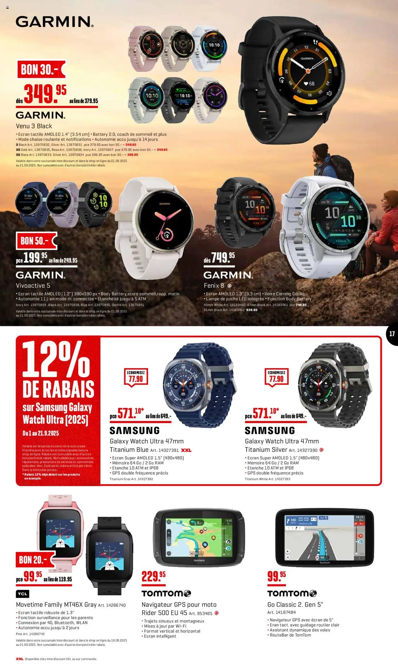 Interdiscount Aktionen Brand Love FR – gültig ab 08.09.2025 | Seite: 17 | Produkte: Lampe, Samsung