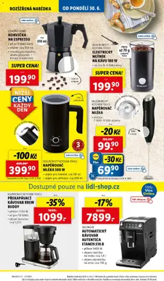 Lidl leták od 30.06.2025 | Strana: 38 | Produkty: Mlýnek na kávu, Kávovar, Konvice, Mlýnek