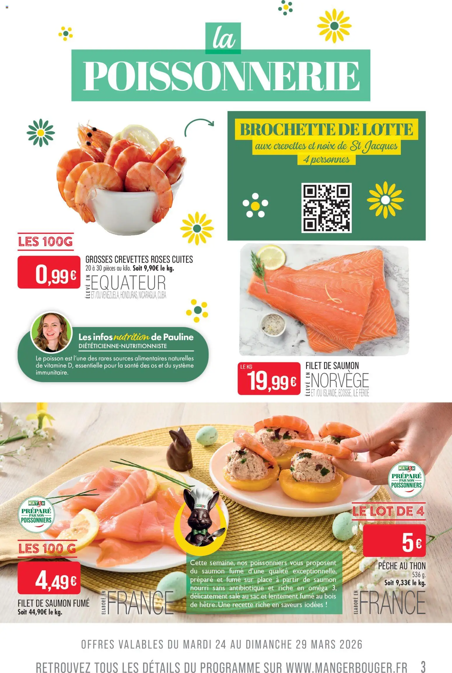 {H1} | Page: 3 | Produits: Sac, Crevettes, Filet de saumon, Poisson