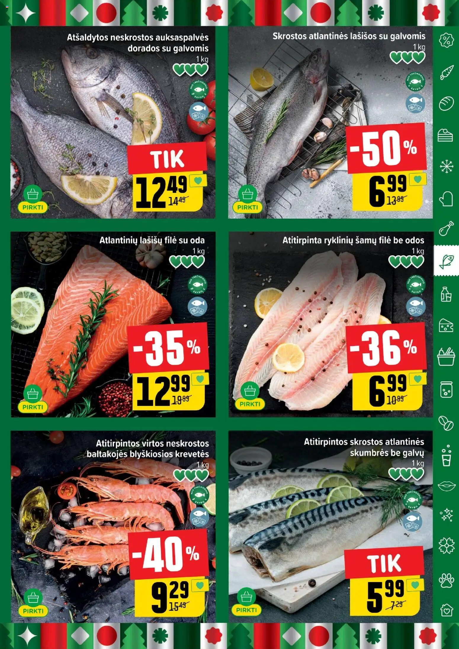 IKI akcijos nuo 08.12.2025 | Puslapis: 21 | Prekių: Lašišų filė, Lašišos