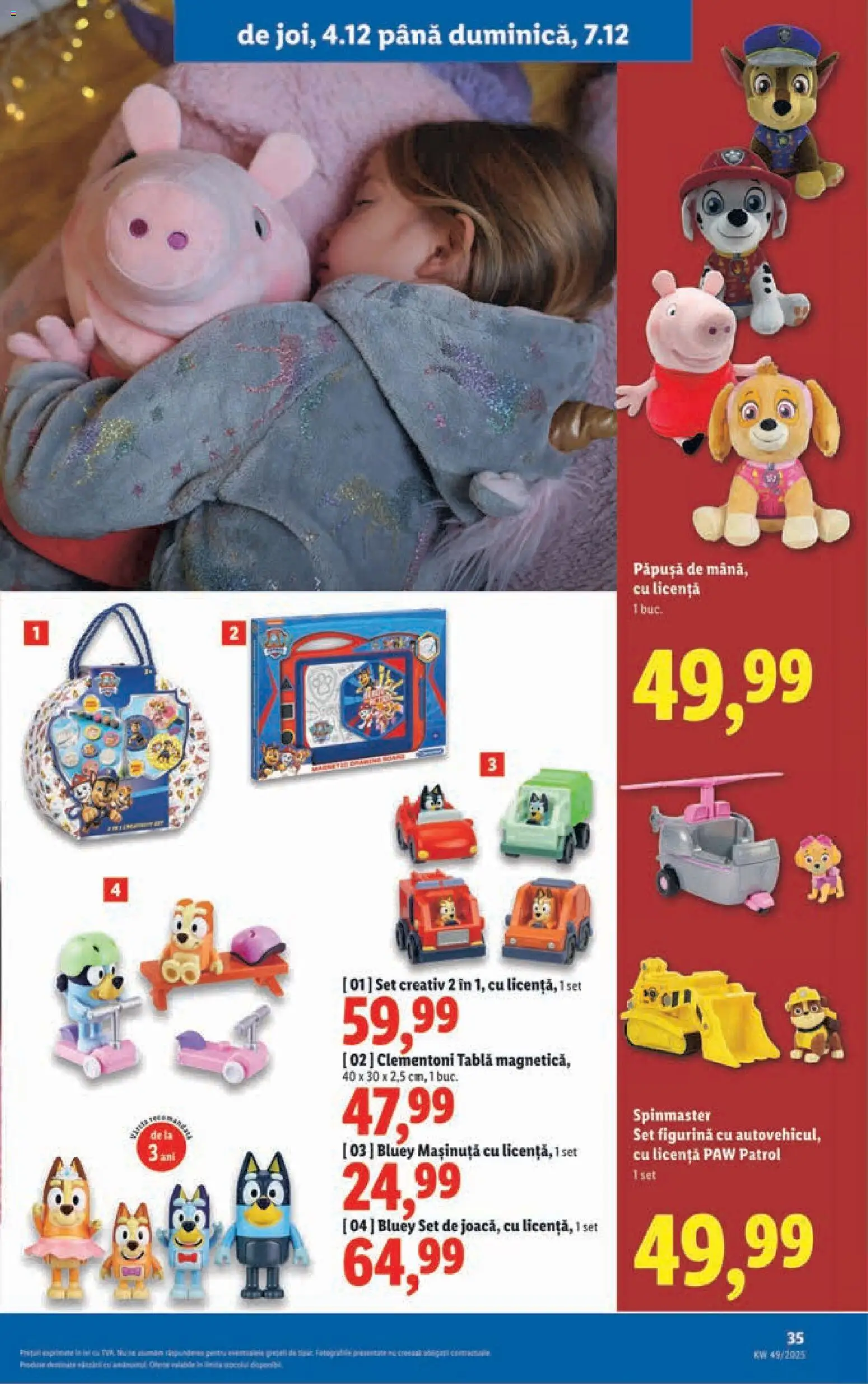 Noul catalog Lidl – valabil de la 01.12.2025 | Pagină: 35 | Produse: Tablă