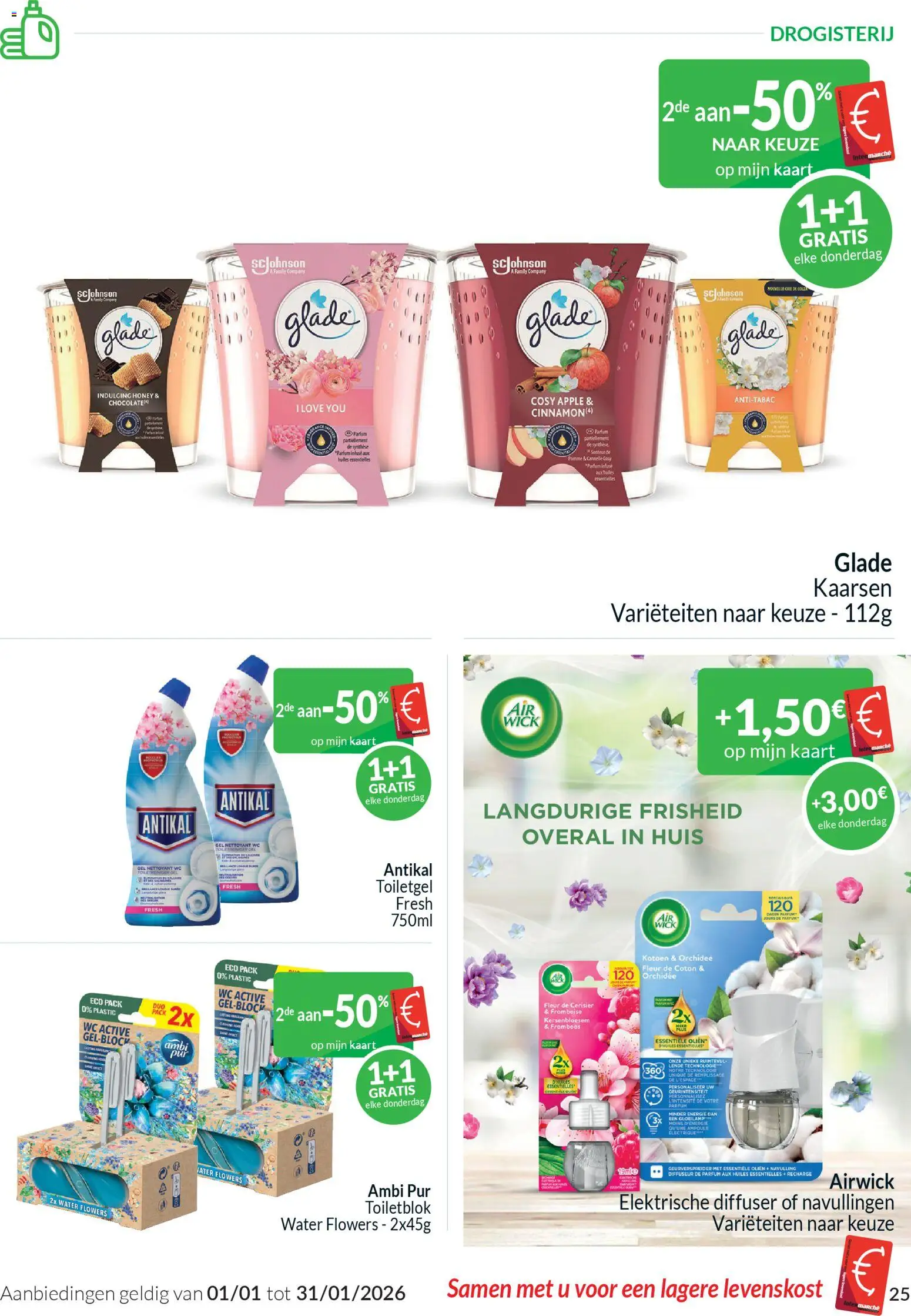 {H1} | Pagina: 25 | Producten: Wc, Kaarsen, Kaart, Overal