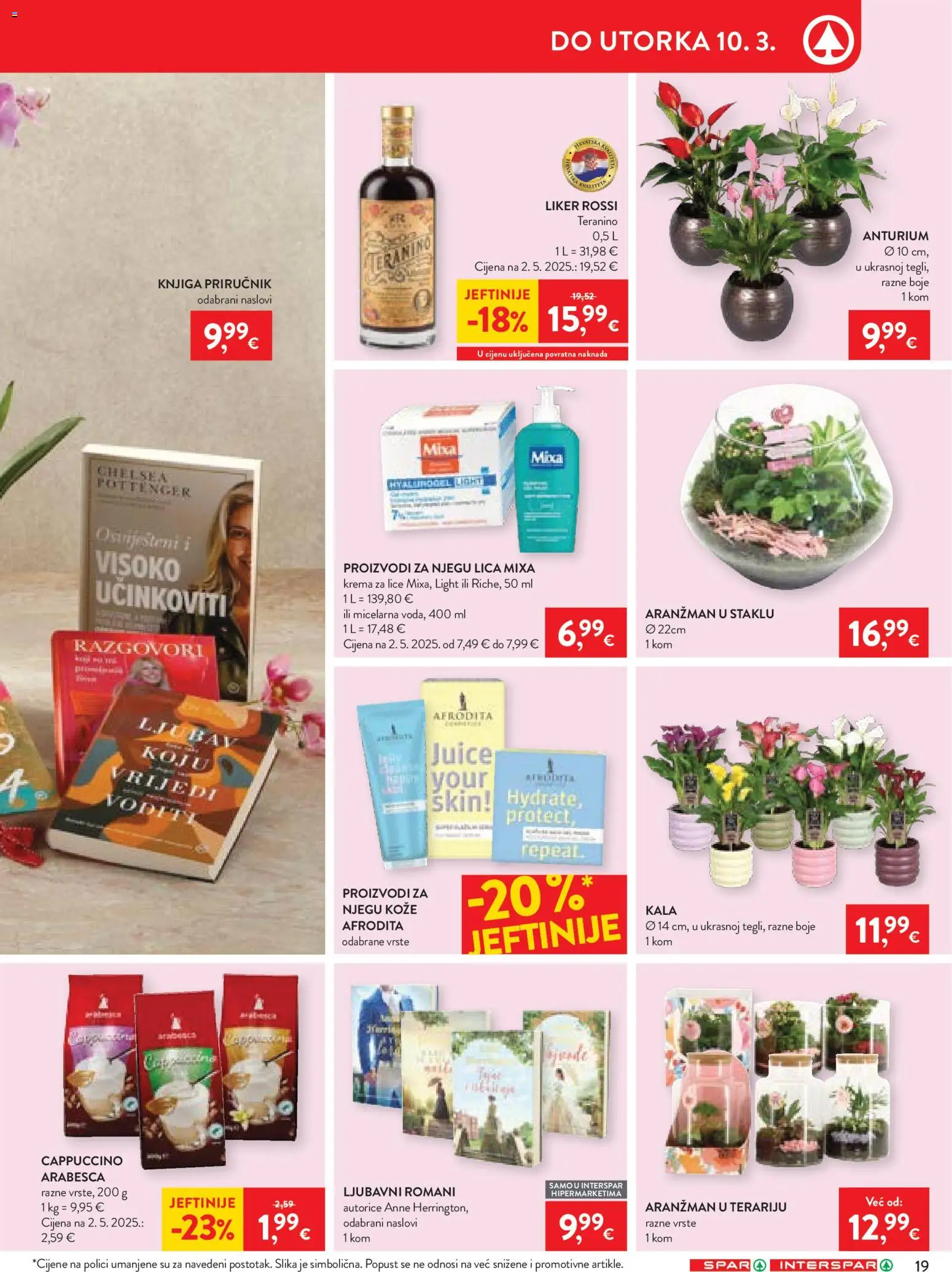 Spar katalog | vrijedi od 04.03.2026 | Stranica: 21 | Proizvodi: Arabesca, Krema, Liker, Teranino
