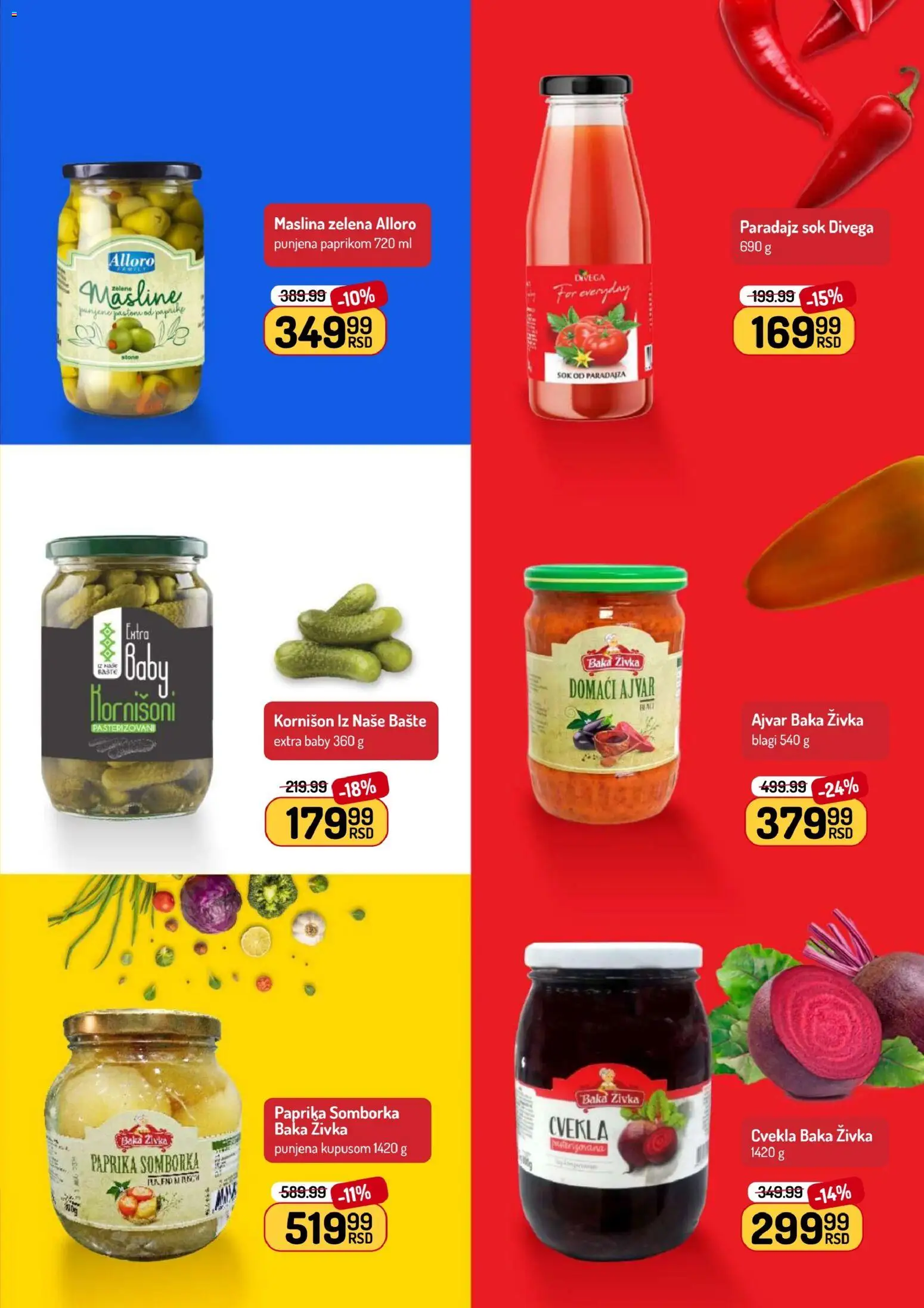 Aman katalog - važi od 19.01.2026 | Strana: 21 | Proizvode: Cvekla, Paprika, Sok, Paradajz