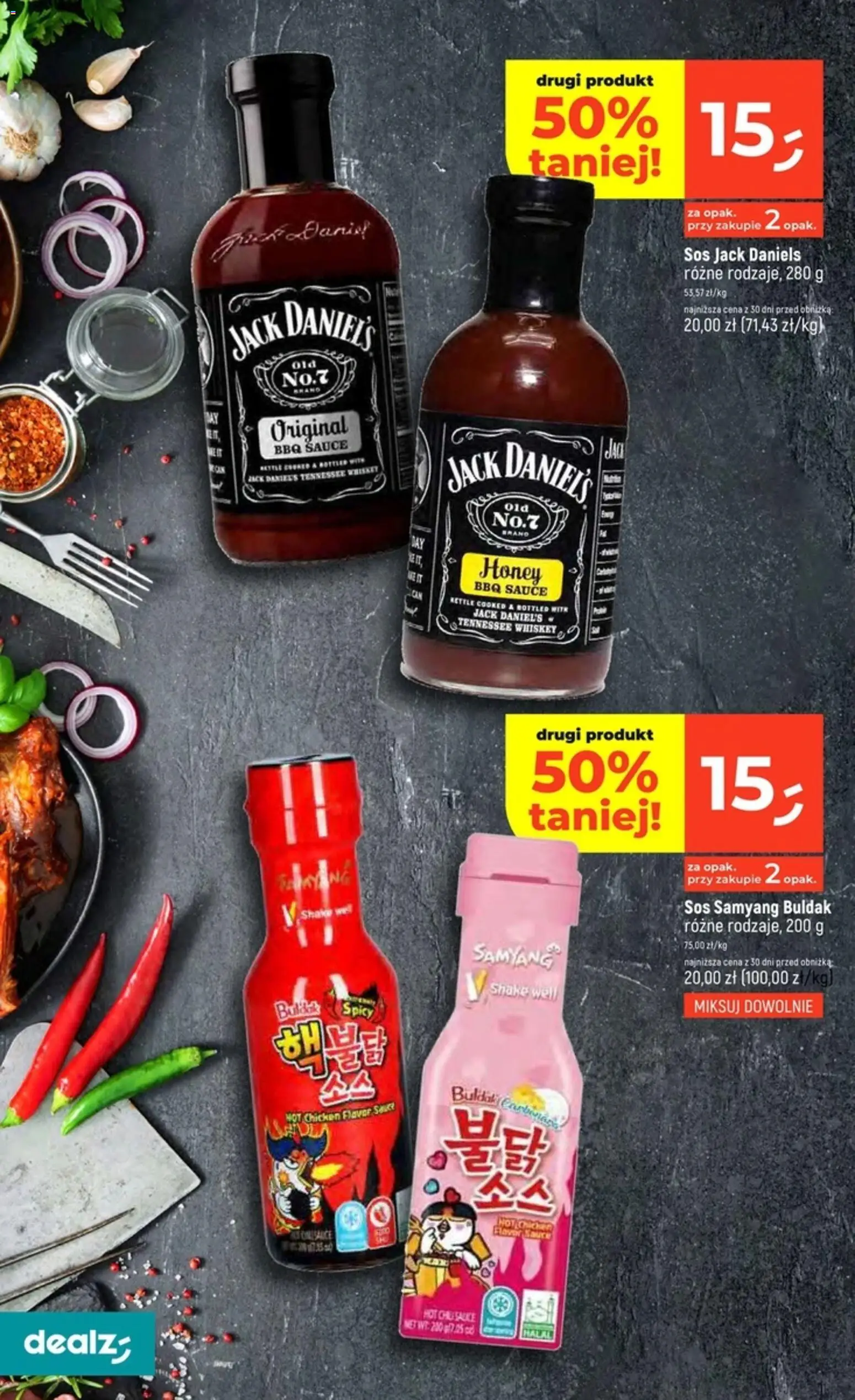 Dealz Gazetka od 30.10.2025 | Strona: 34 | Produkty: Jack Daniel's, Sos