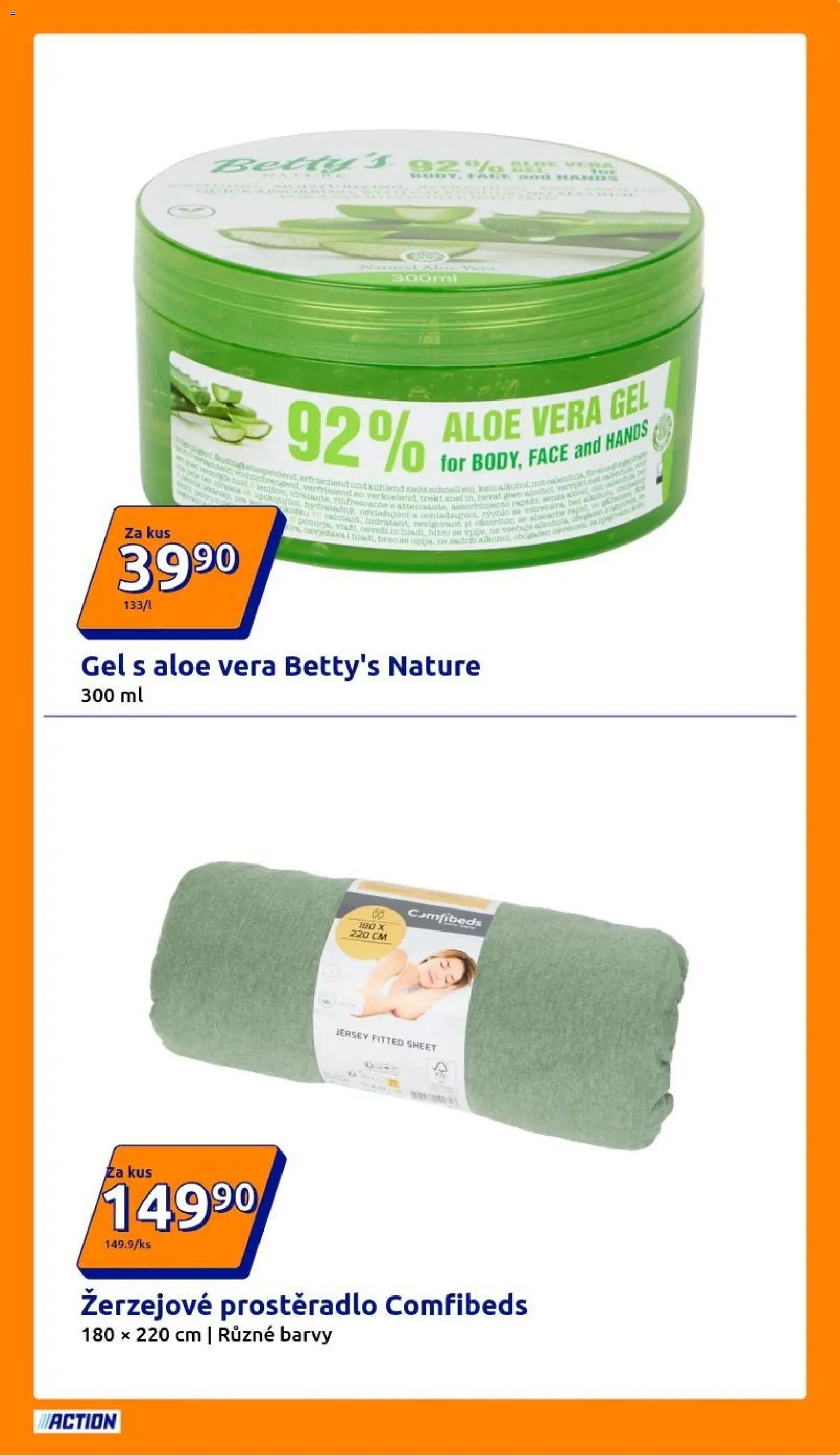 Action leták od 18.03.2026 | Strana: 15 | Produkty: Aloe vera, Prostěradlo, Barvy