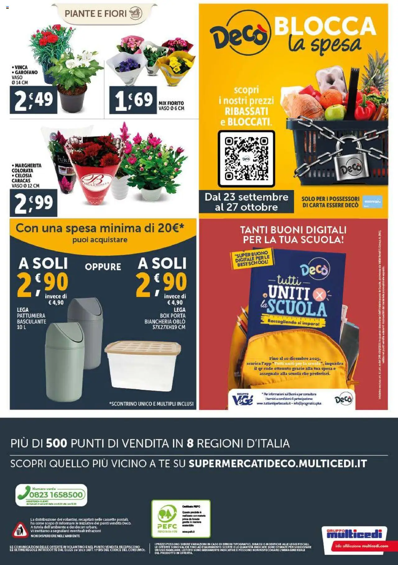 Volantino Decò del 23.09.2025 | Pagina: 20 | Prodotti: Tè, Pattumiera, Vaso