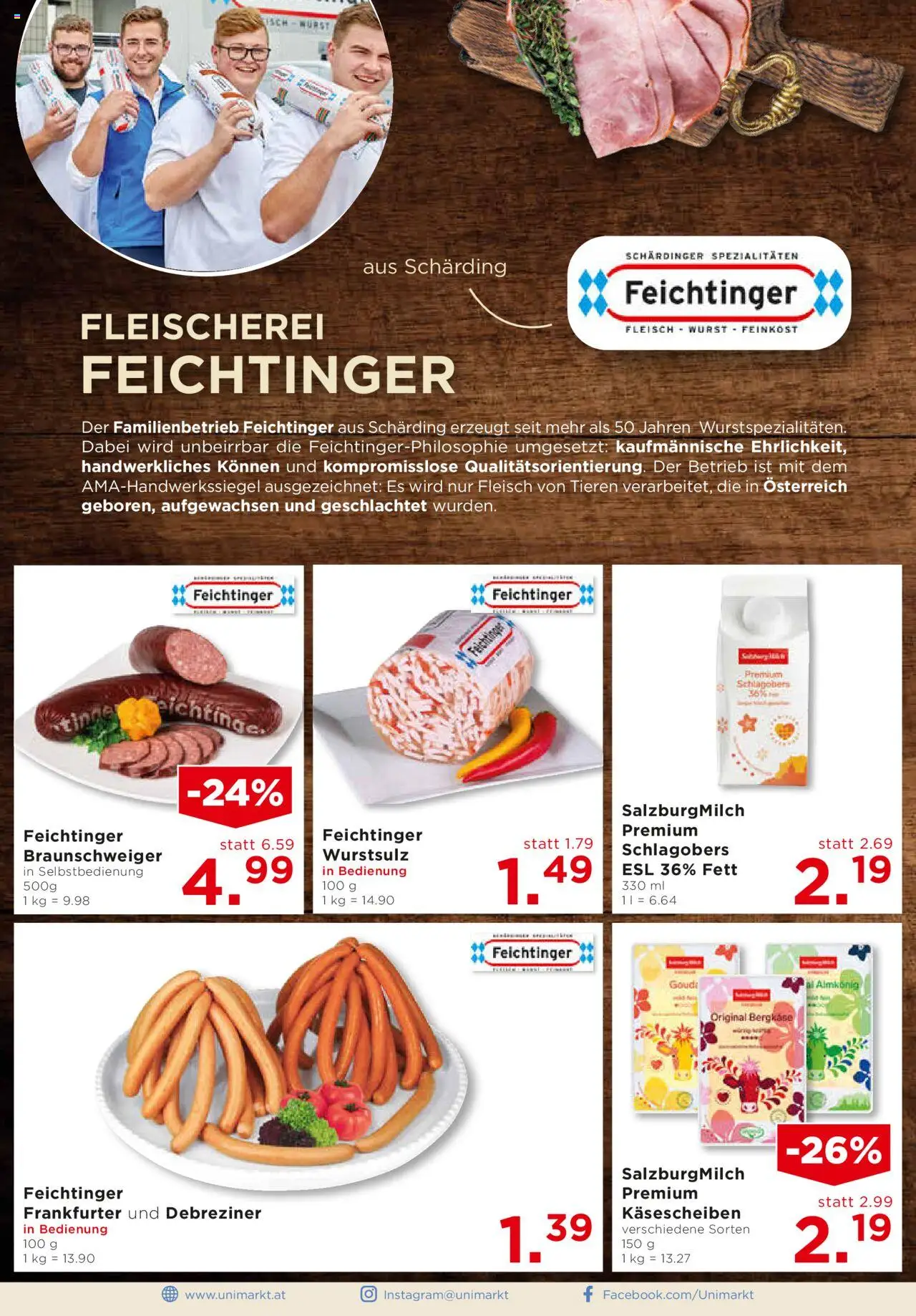 Unimarkt Flugblatt gültig ab 08.10.2025 | Seite: 6 | Produkte: Wurst