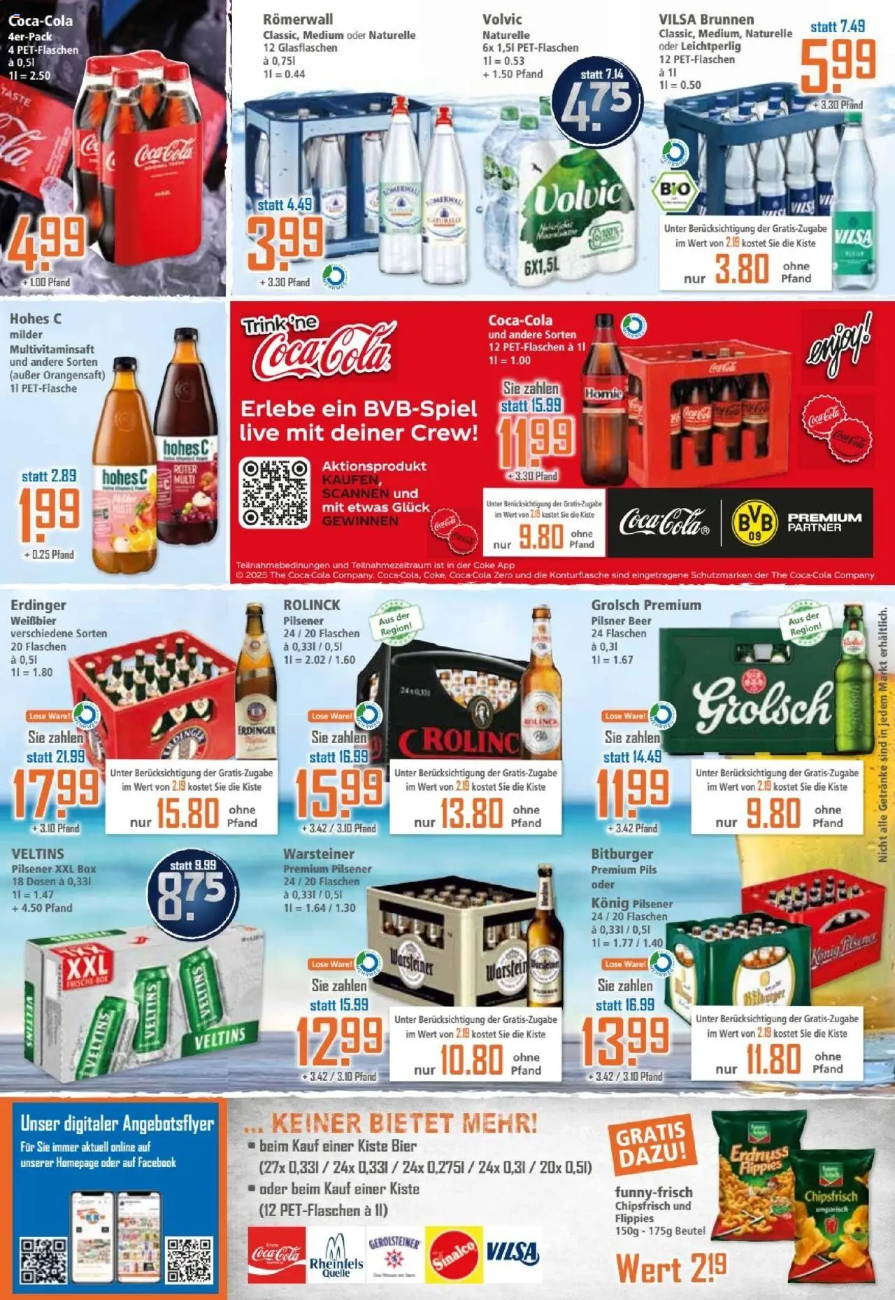 Klaas & Kock Prospekt - gültig ab dem 21.07.2025 | Seite: 12 | Produkte: Erdinger, Weißbier, Pils, Orangensaft