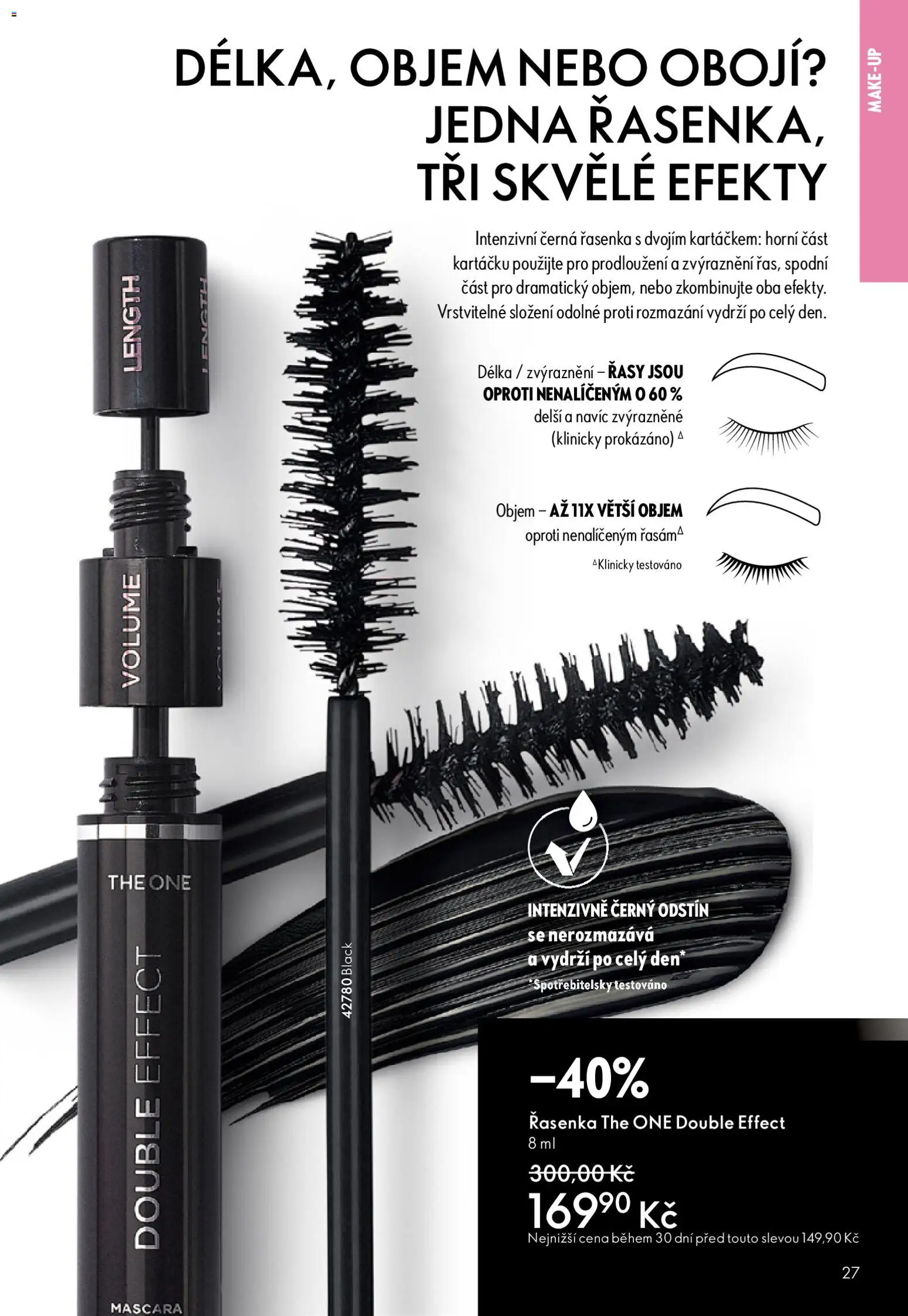 Oriflame katalog č.01/2026 od 30.12.2025 | Strana: 27 | Produkty: Makeup, Řasenka